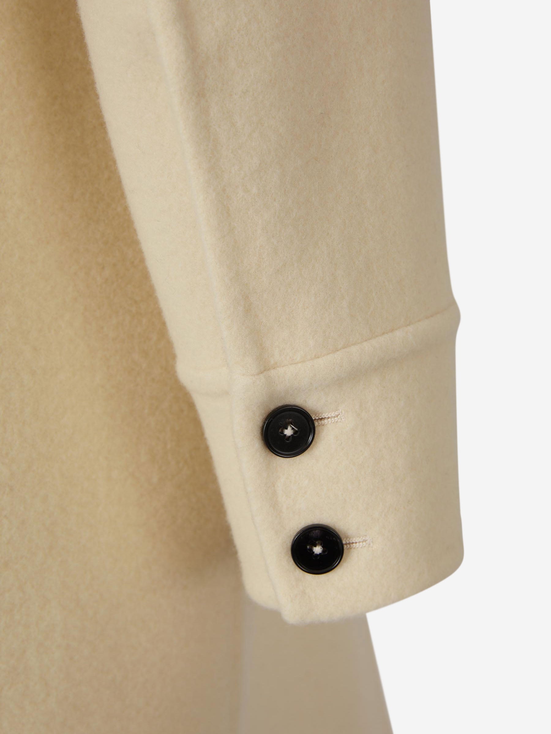 Jil Sander Abrigo Lana Asimétrico color Crema sku 771-001422 01 - Foto 6