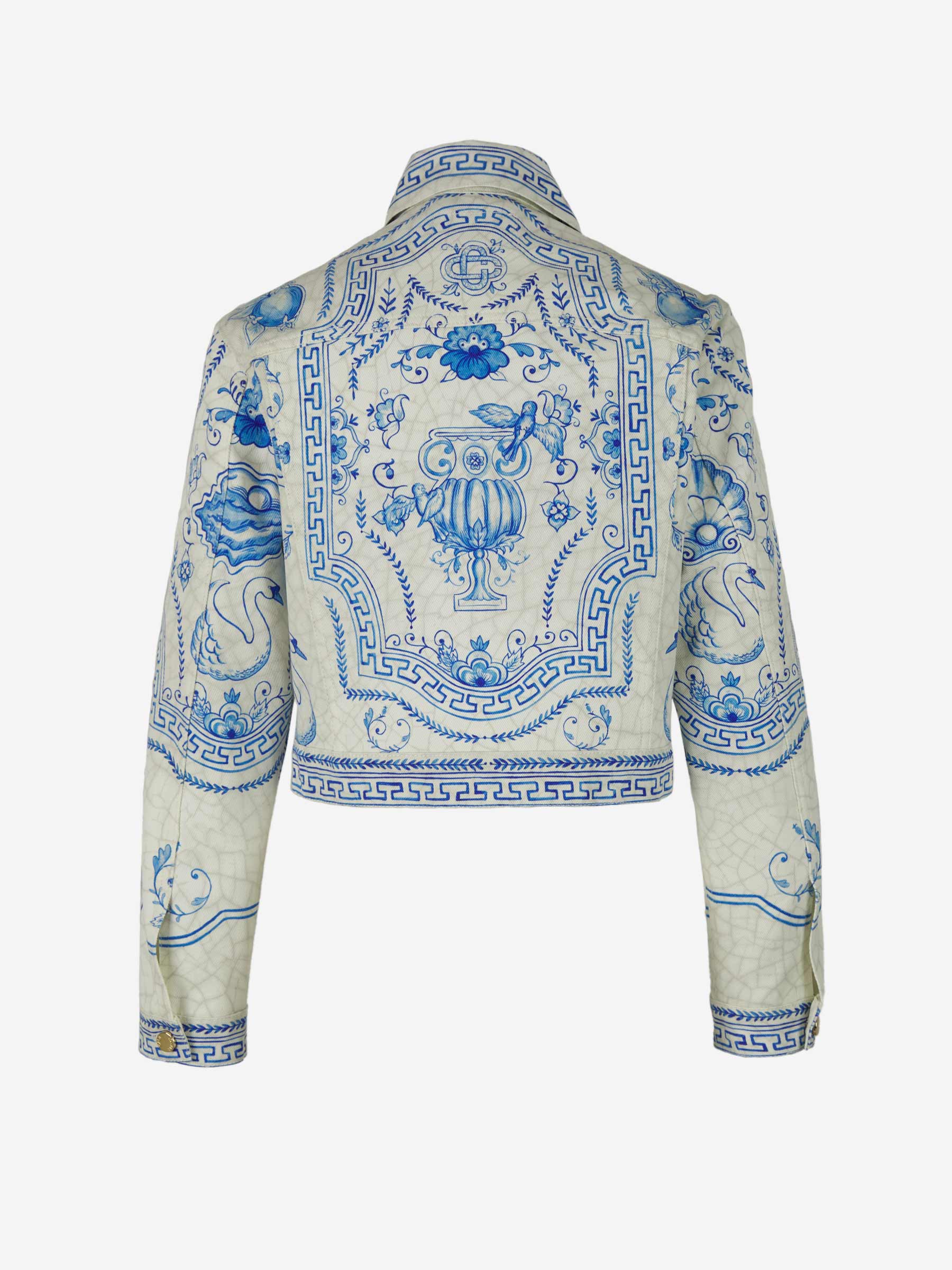 Casablanca Chaqueta Denim Plat A Dessert color Blanco sku 772-001198 01 - Foto 2