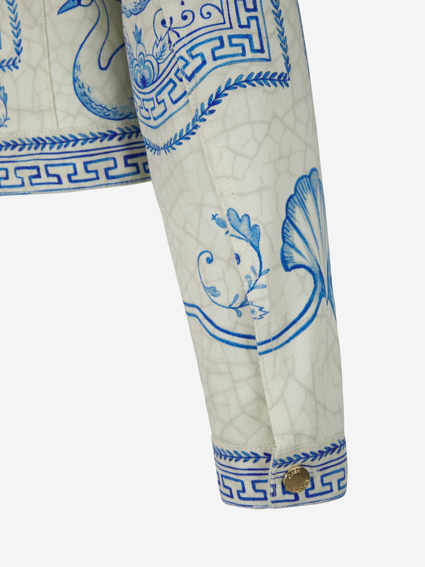 Casablanca Chaqueta Denim Plat A Dessert color Blanco sku 772-001198 01 - Foto 4