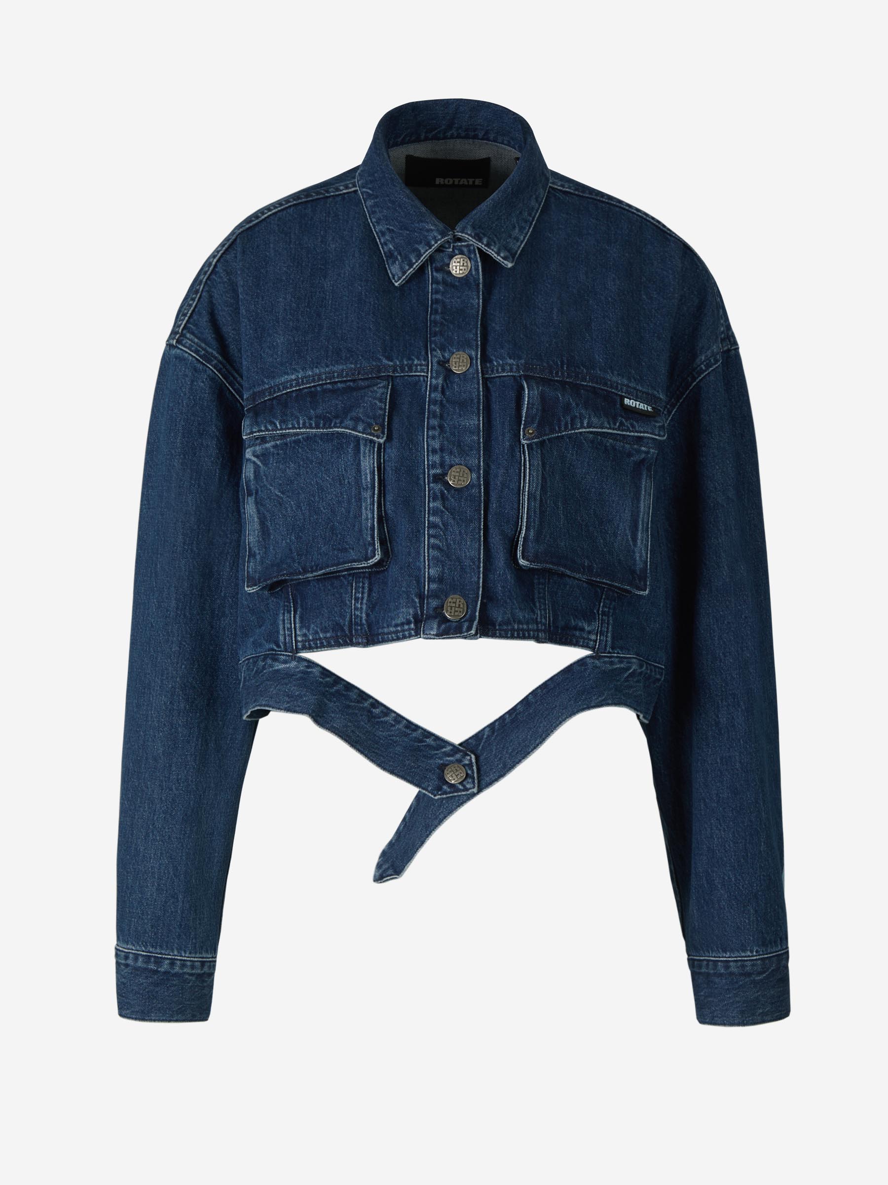 Rotate Chaqueta Denim Cropped color Azul Cobalto sku 772-001220 01 - Foto 1