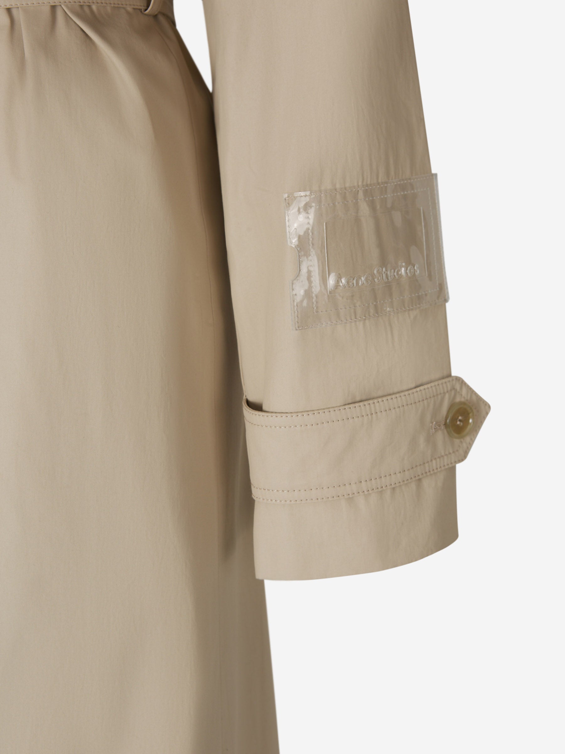 Acne Studios Gabardina Cinturón Capa color Beis sku 773-000187 01 - Foto 4