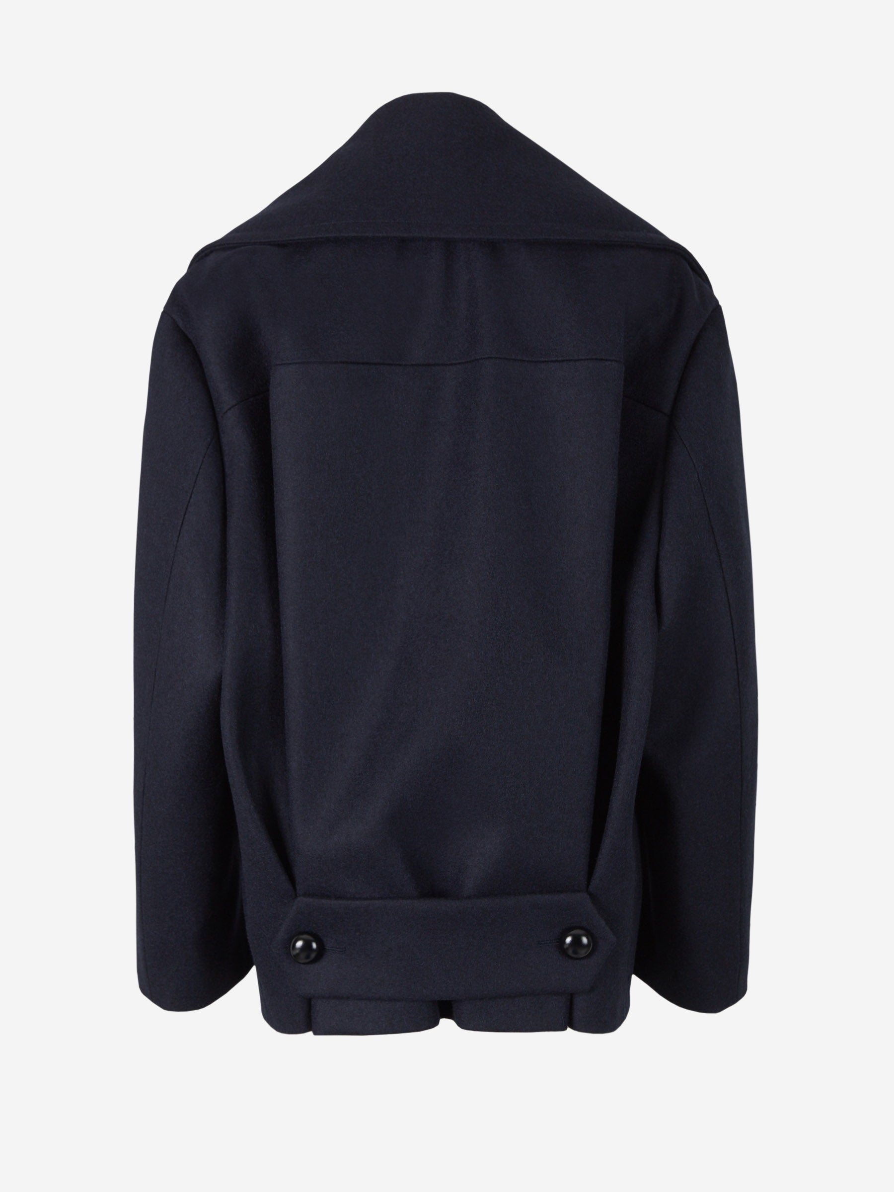 Alaïa Chaqueta Cabaña Lana color Azul Noche sku 774-000341 01 - Foto 2