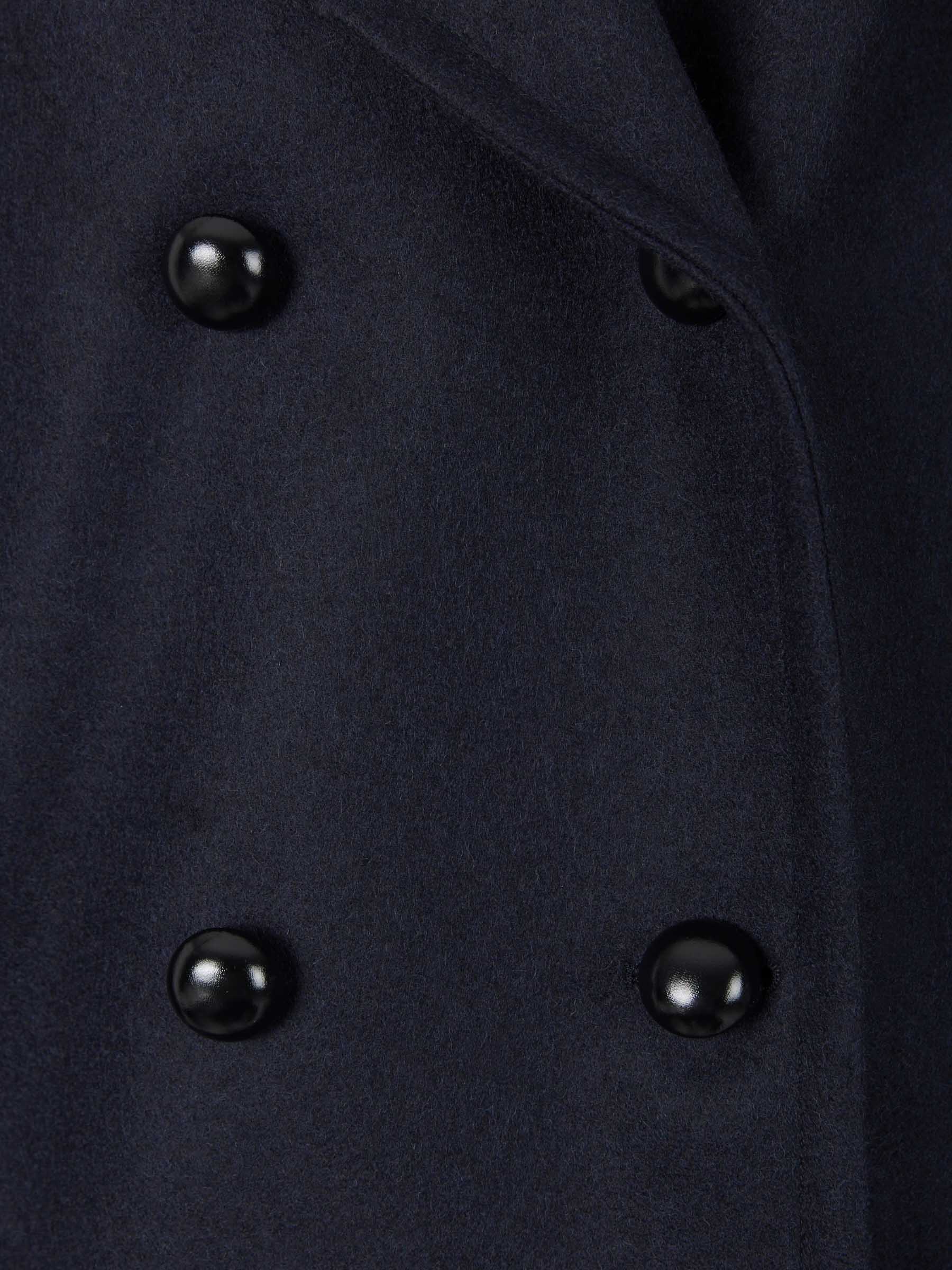 Alaïa Chaqueta Cabaña Lana color Azul Noche sku 774-000341 01 - Foto 5