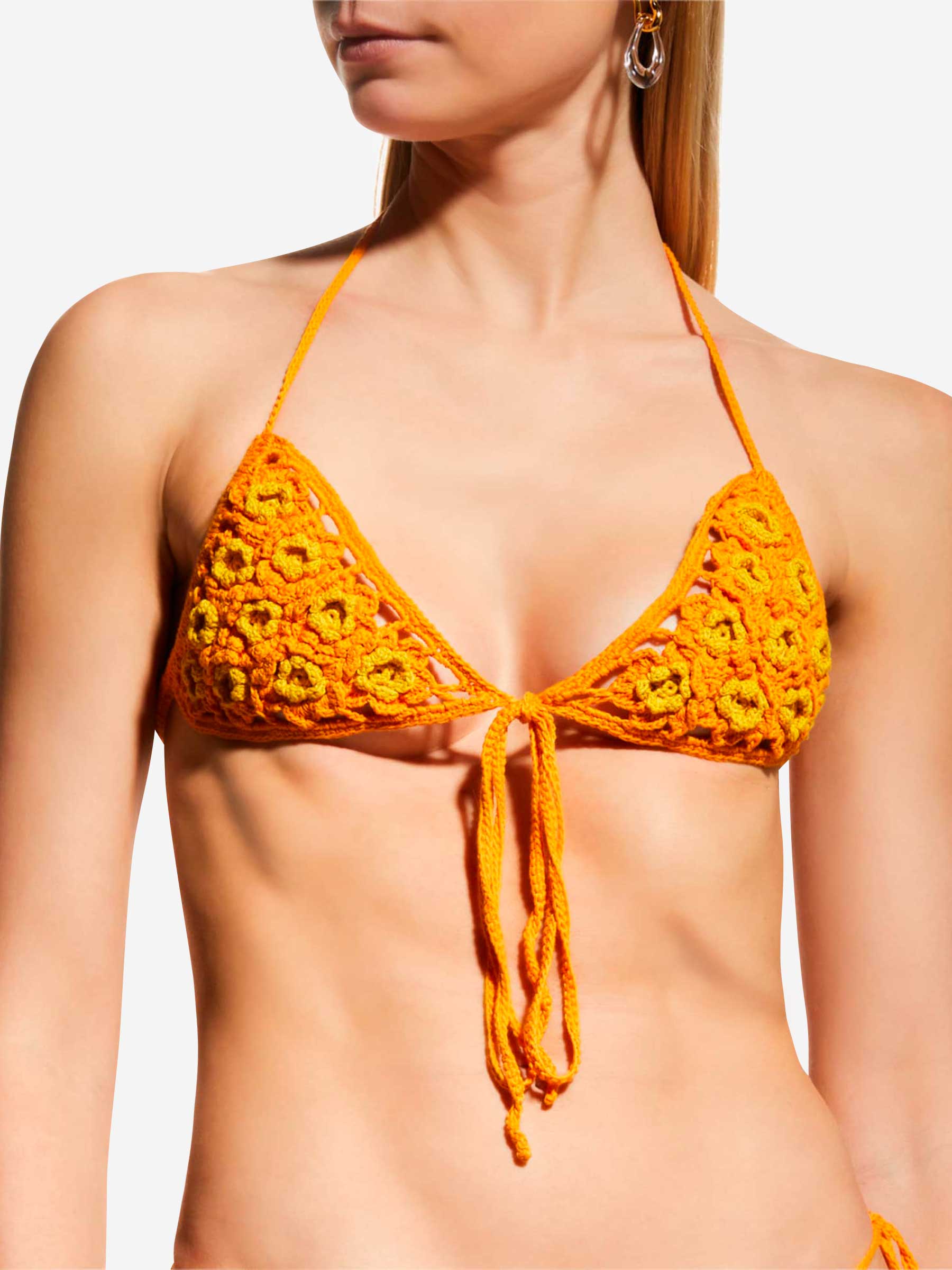 Outlet online Cult Gaia Mujer Top Bikini Alivia color Naranja Claro sku 781-000462 02 - Foto 2