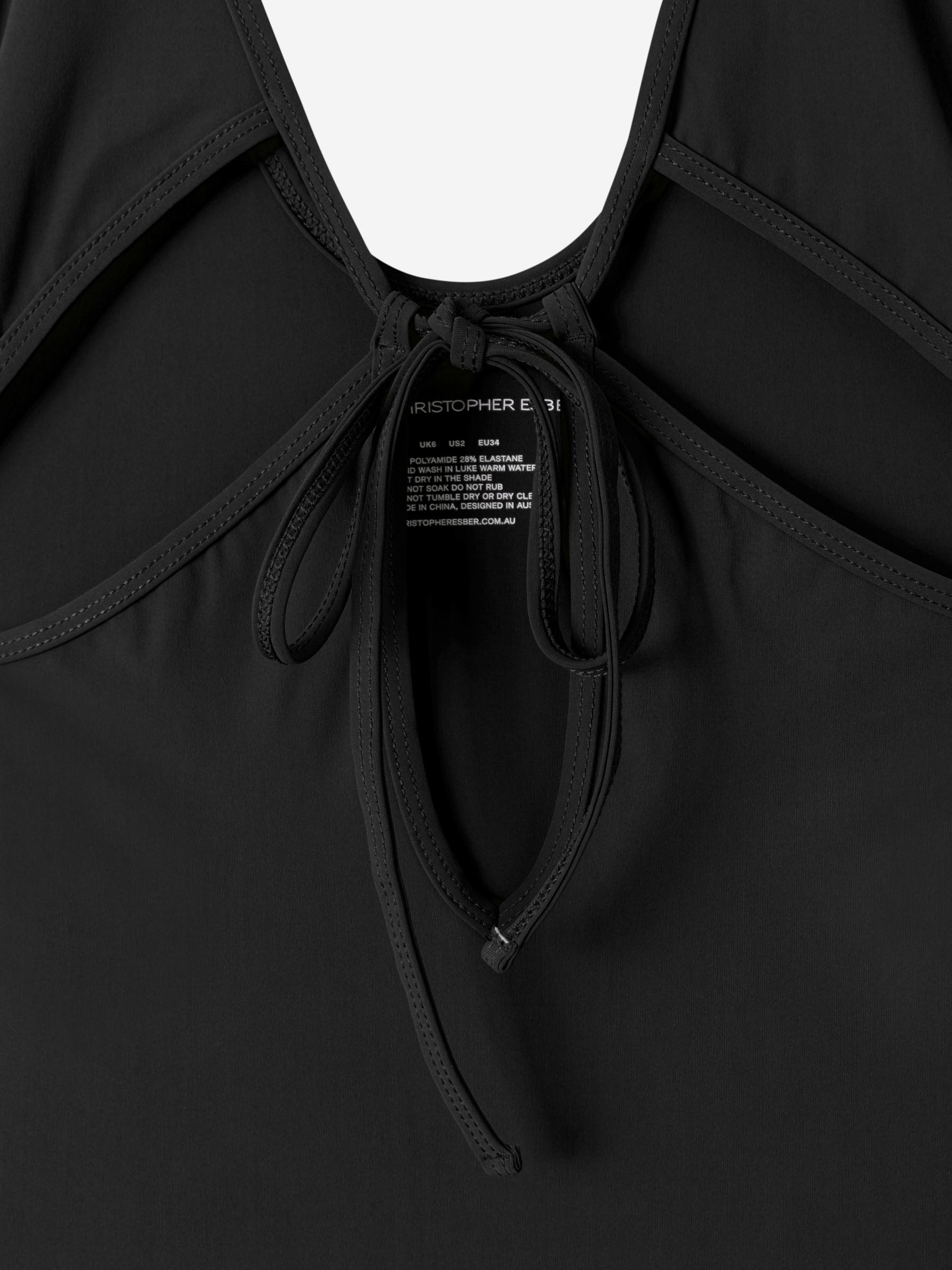 Christopher Esber Bañador Angliase Lazo color Negro sku 781-000468 03 - Foto 3