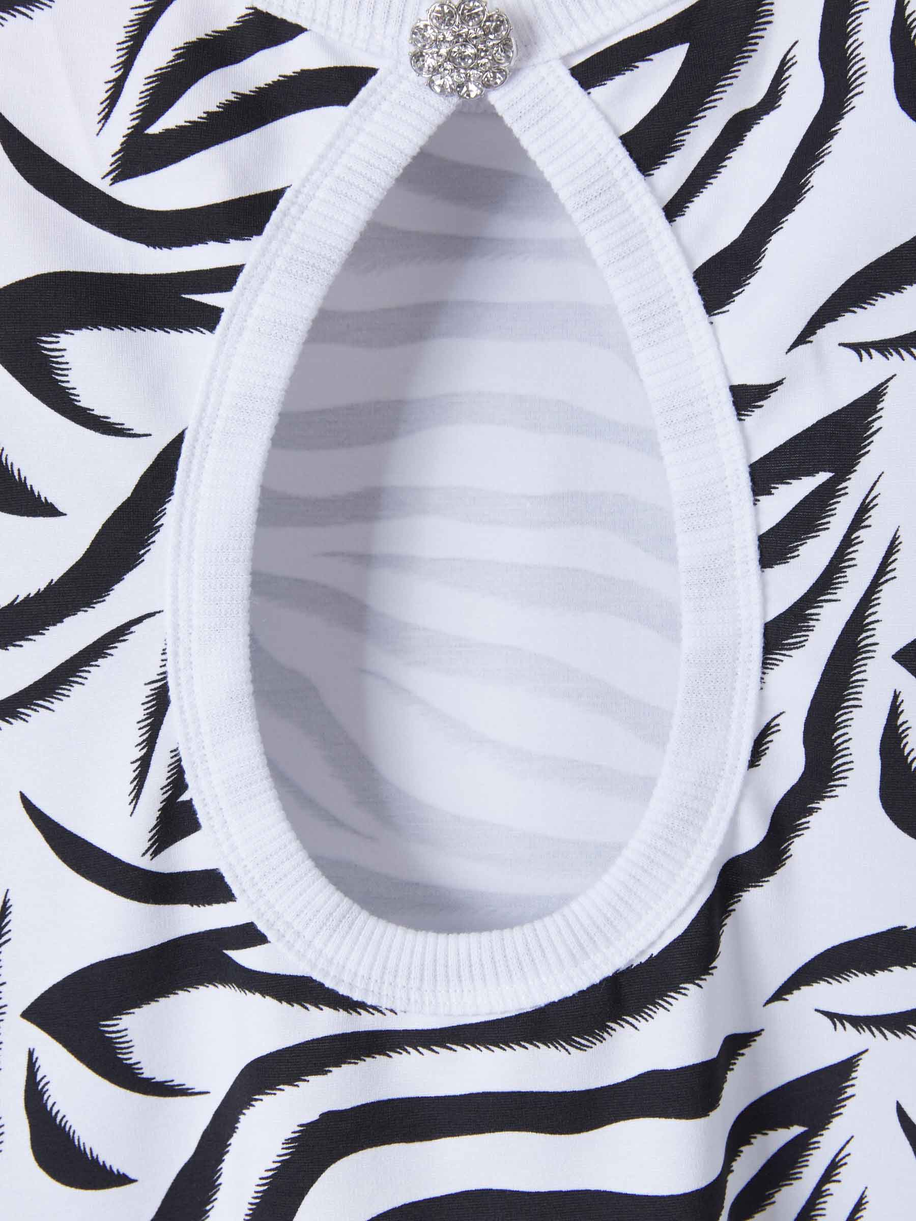 Rotate Camiseta Estampado Animal Hombreras color Blanco sku 782-001323 01 - Foto 4