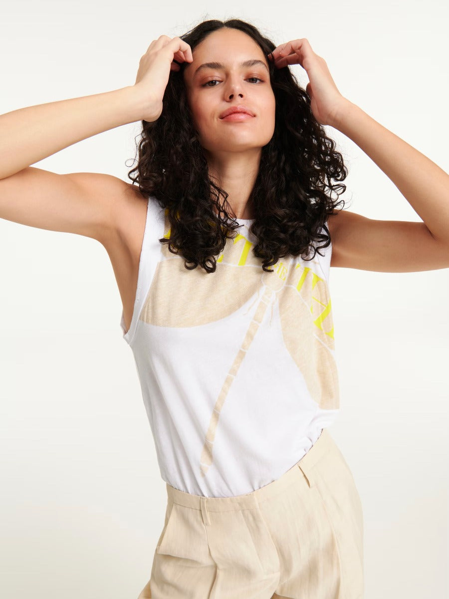 Dorothee Schumacher Camiseta Gráfico Algodón color Blanco sku 782-001351 01 - Foto 5