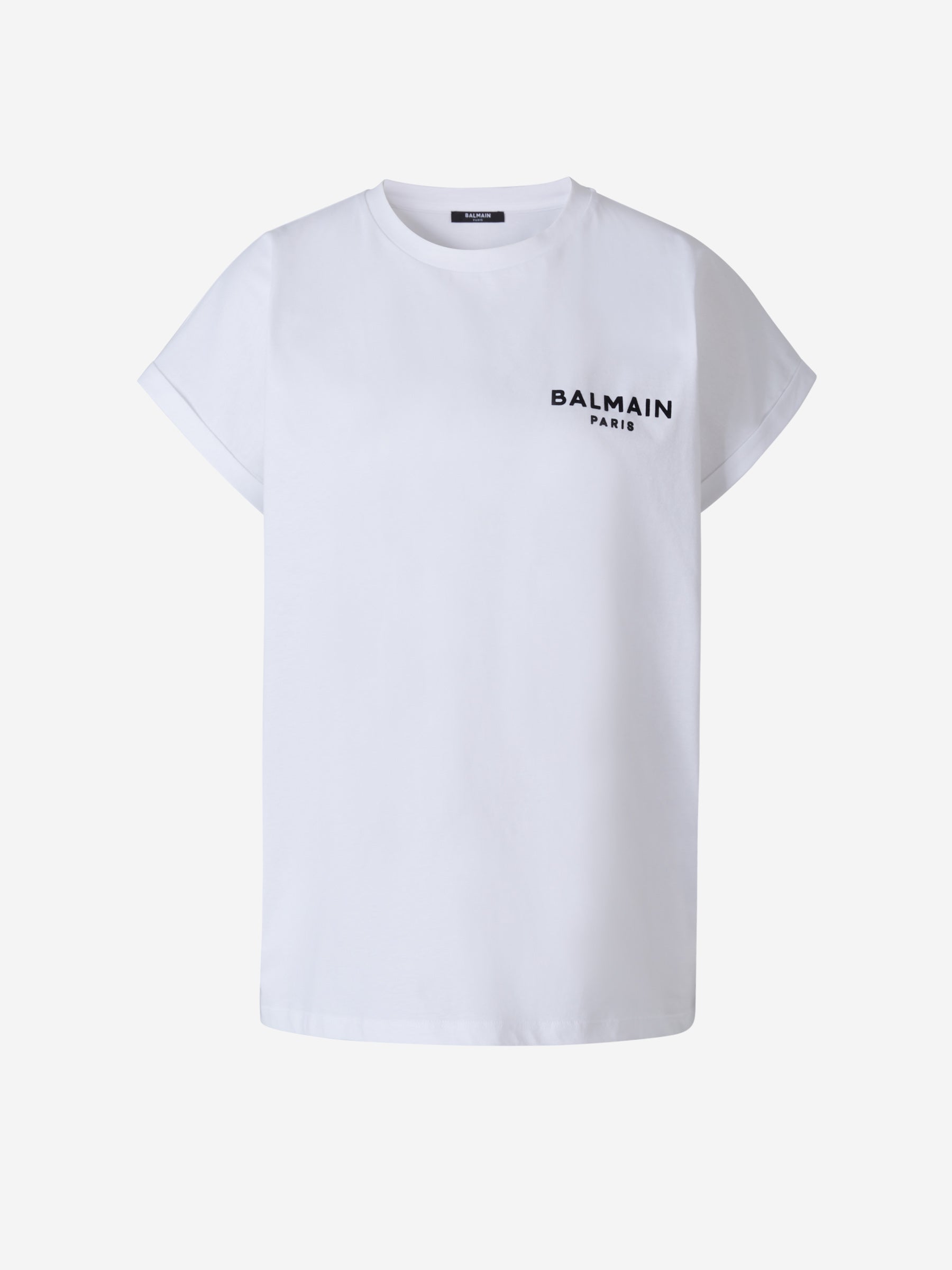 Balmain Camiseta Logo Relieve color Blanco sku 782-001367 01 - Foto 1