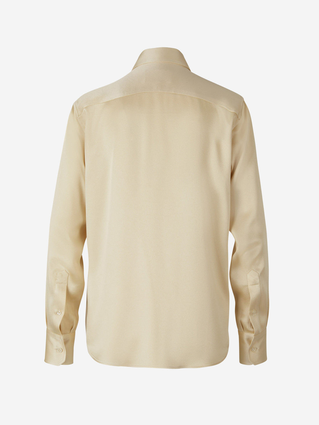 Ami Paris Camiseta Fluida Seda color Beis sku 782-001414 01 - Foto 2