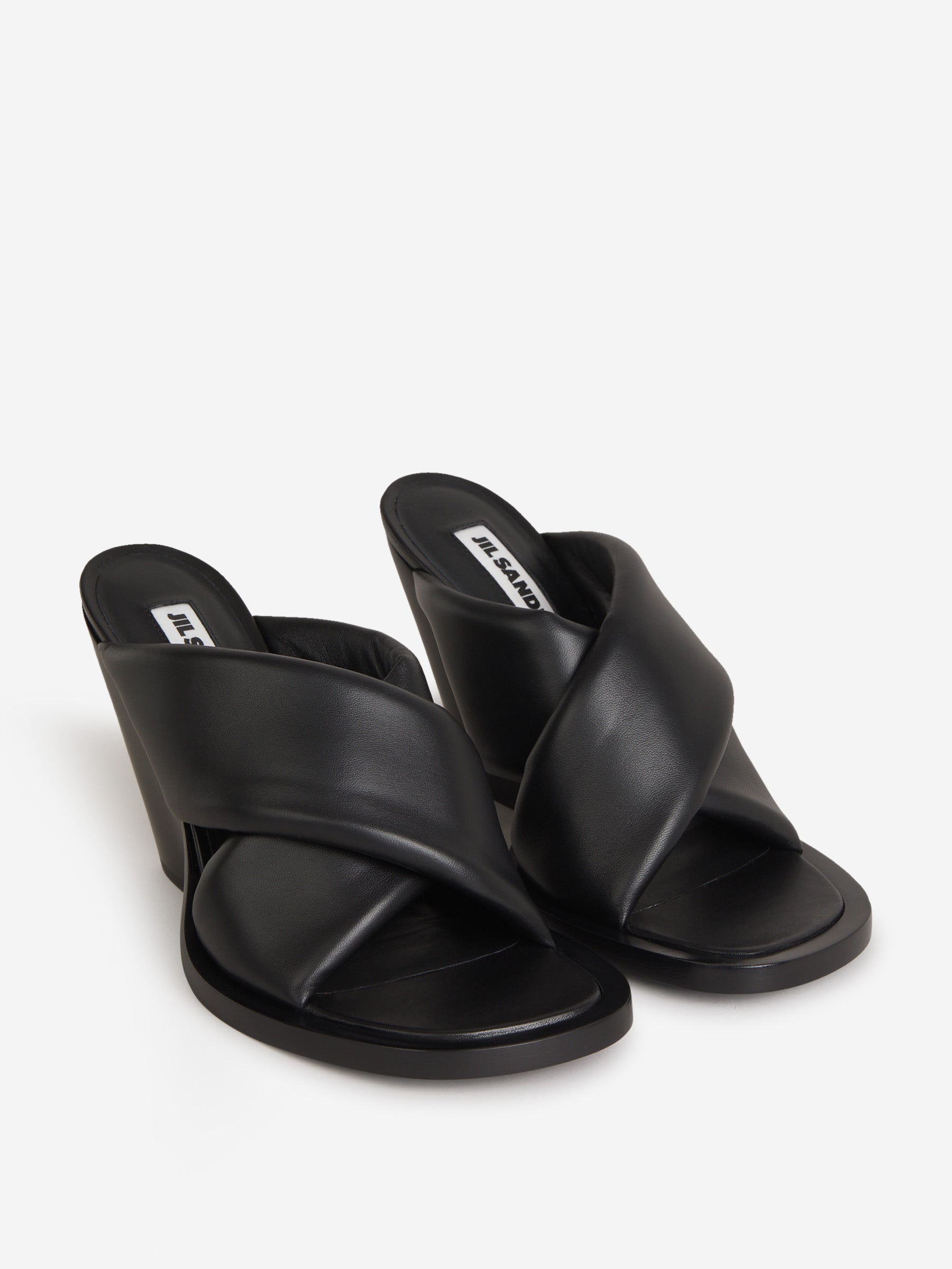 Outlet online Jil Sander Mujer Sandalias Acolchadas Piel color Negro sku 800-004594 00 - Foto 2