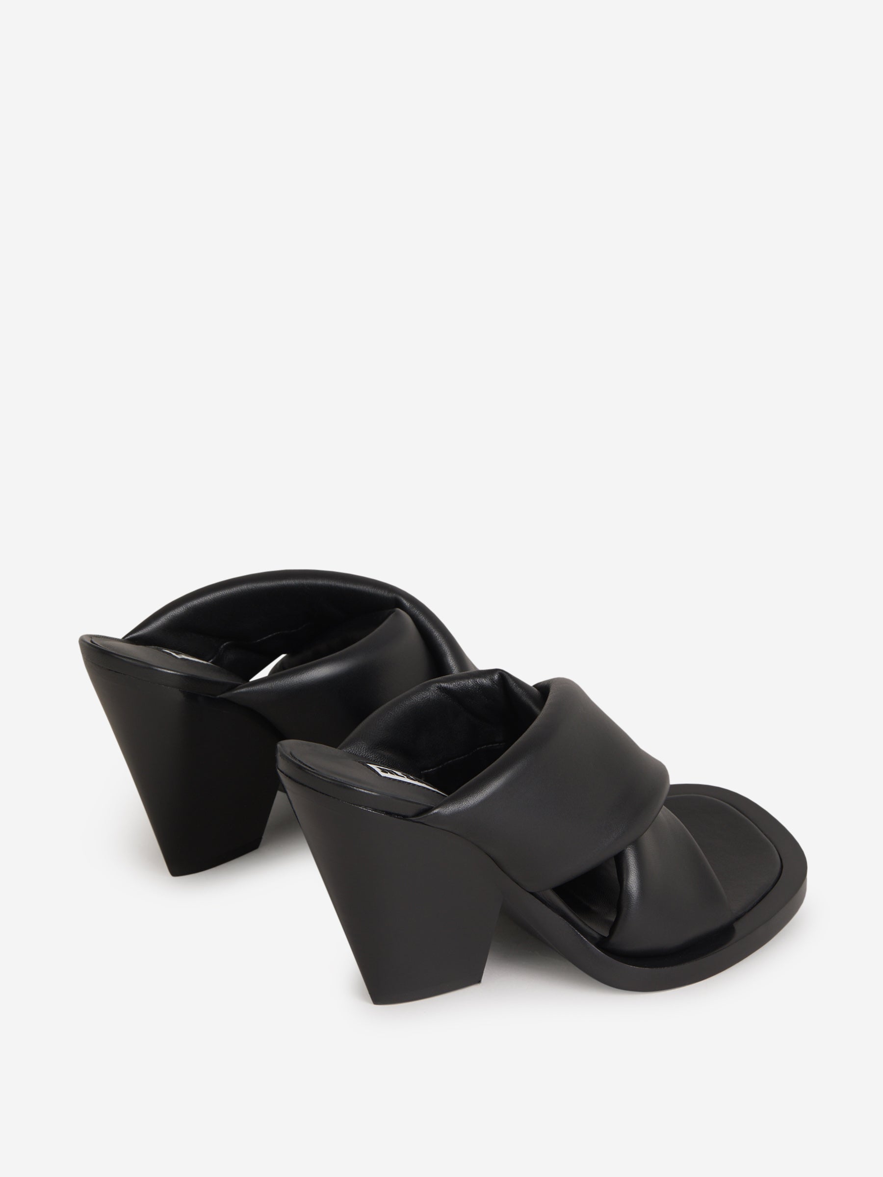 Outlet online Jil Sander Mujer Sandalias Acolchadas Piel color Negro sku 800-004594 00 - Foto 3