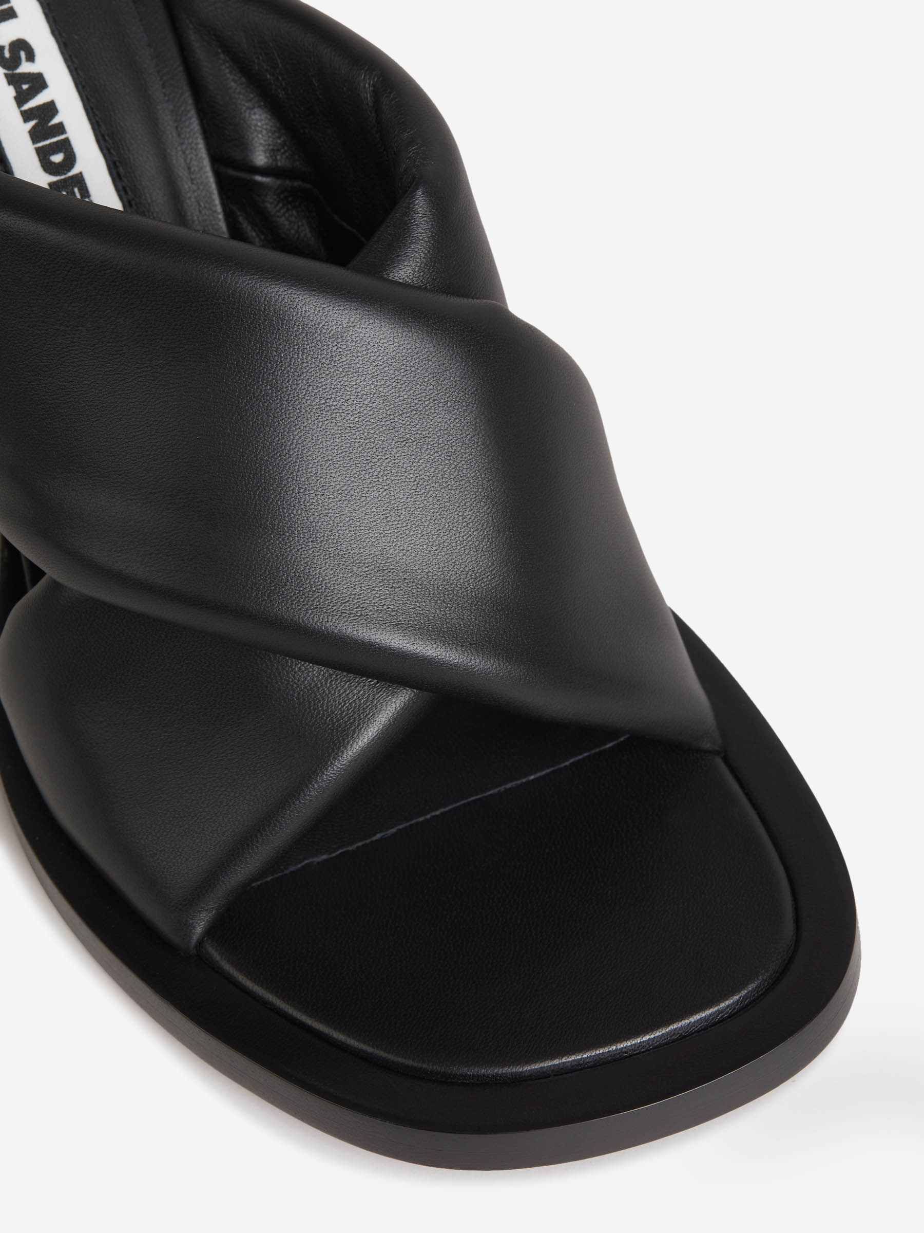 Outlet online Jil Sander Mujer Sandalias Acolchadas Piel color Negro sku 800-004594 00 - Foto 4