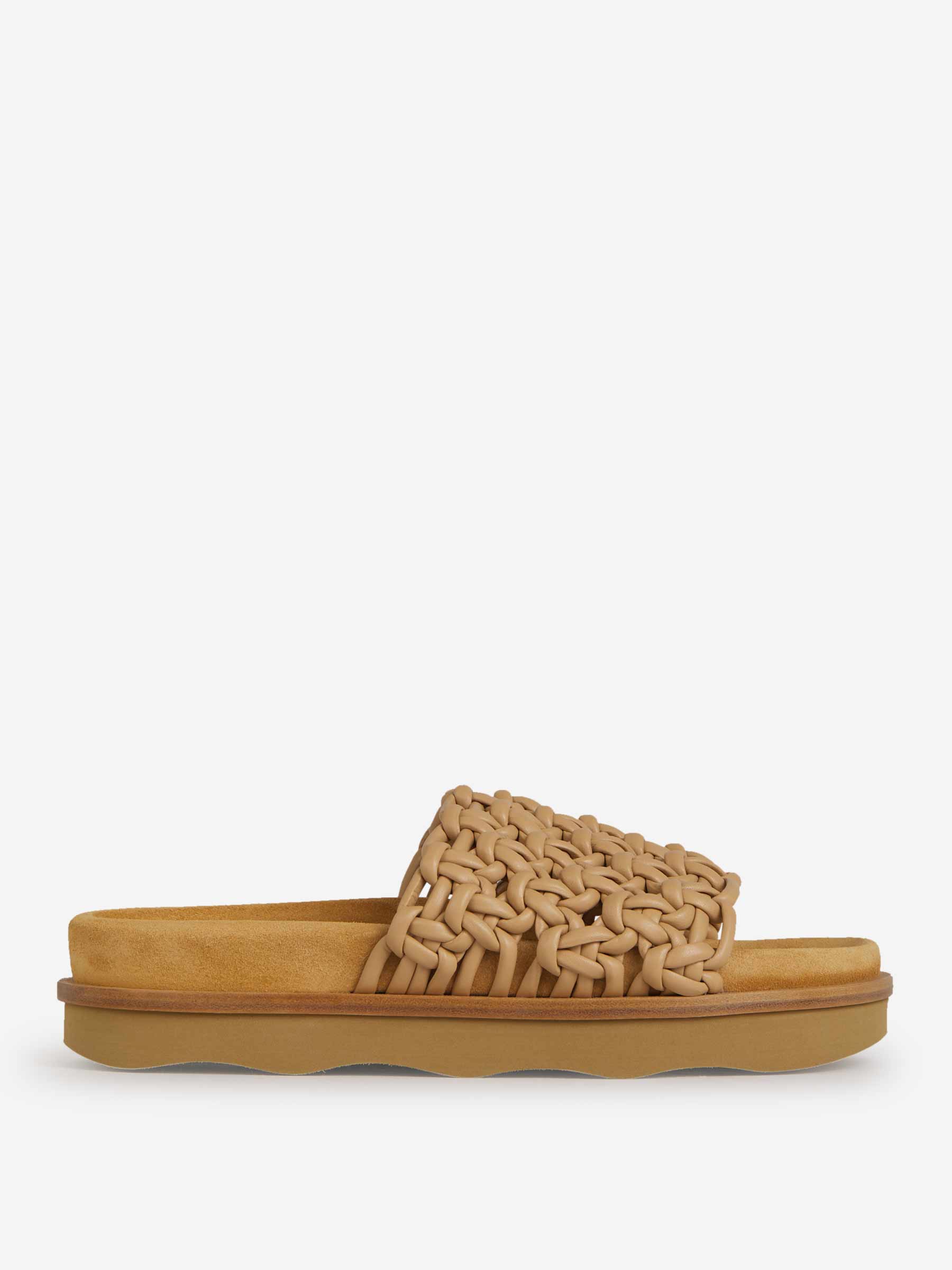 Outlet online Chloé Mujer Sandalias Wavy Piel color Caramelo sku 800-004652 00 - Foto 1