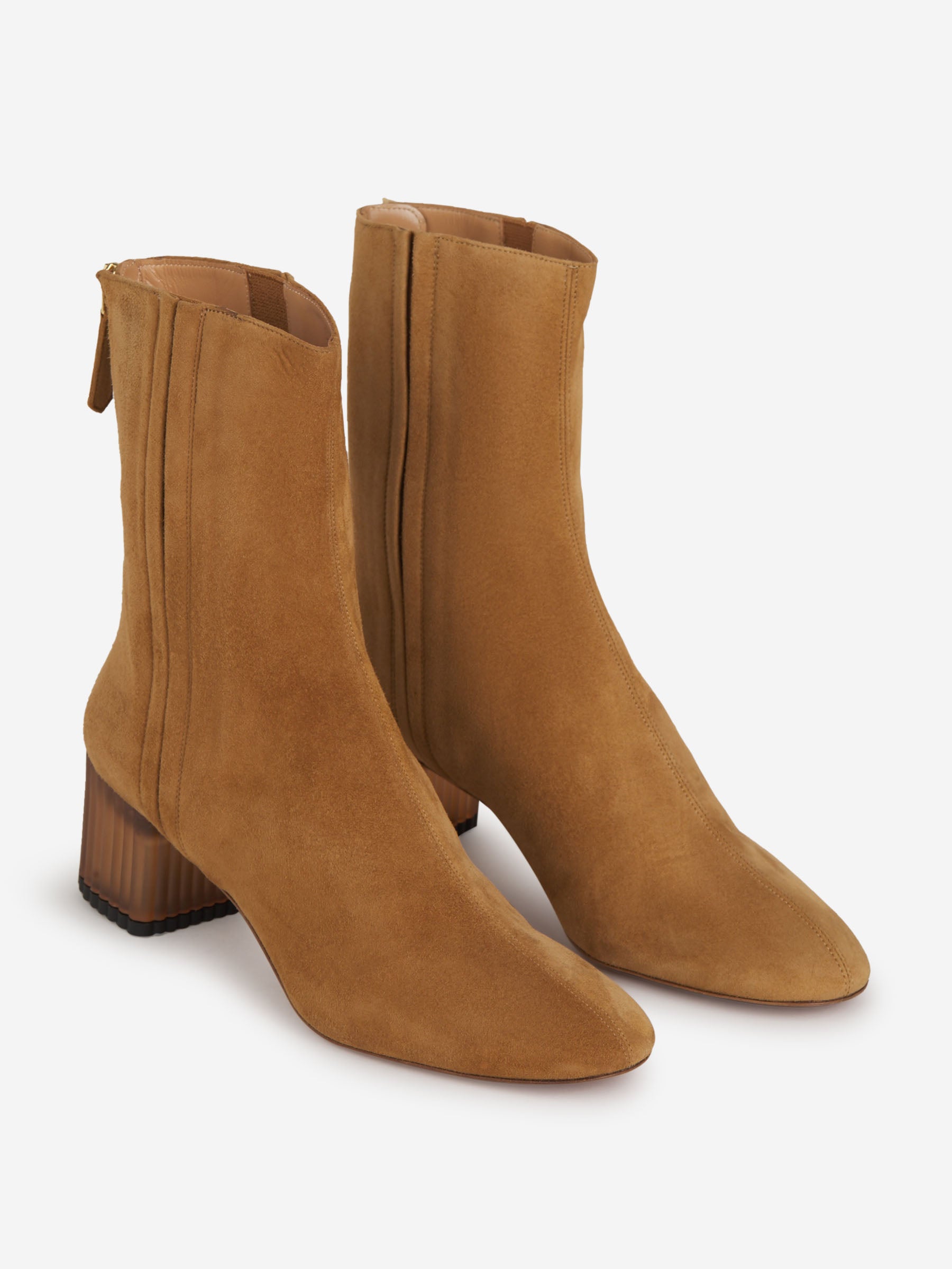 Aquazzura Botines Very Tribeca Ante color Caramelo sku 800-004759 01 - Foto 2