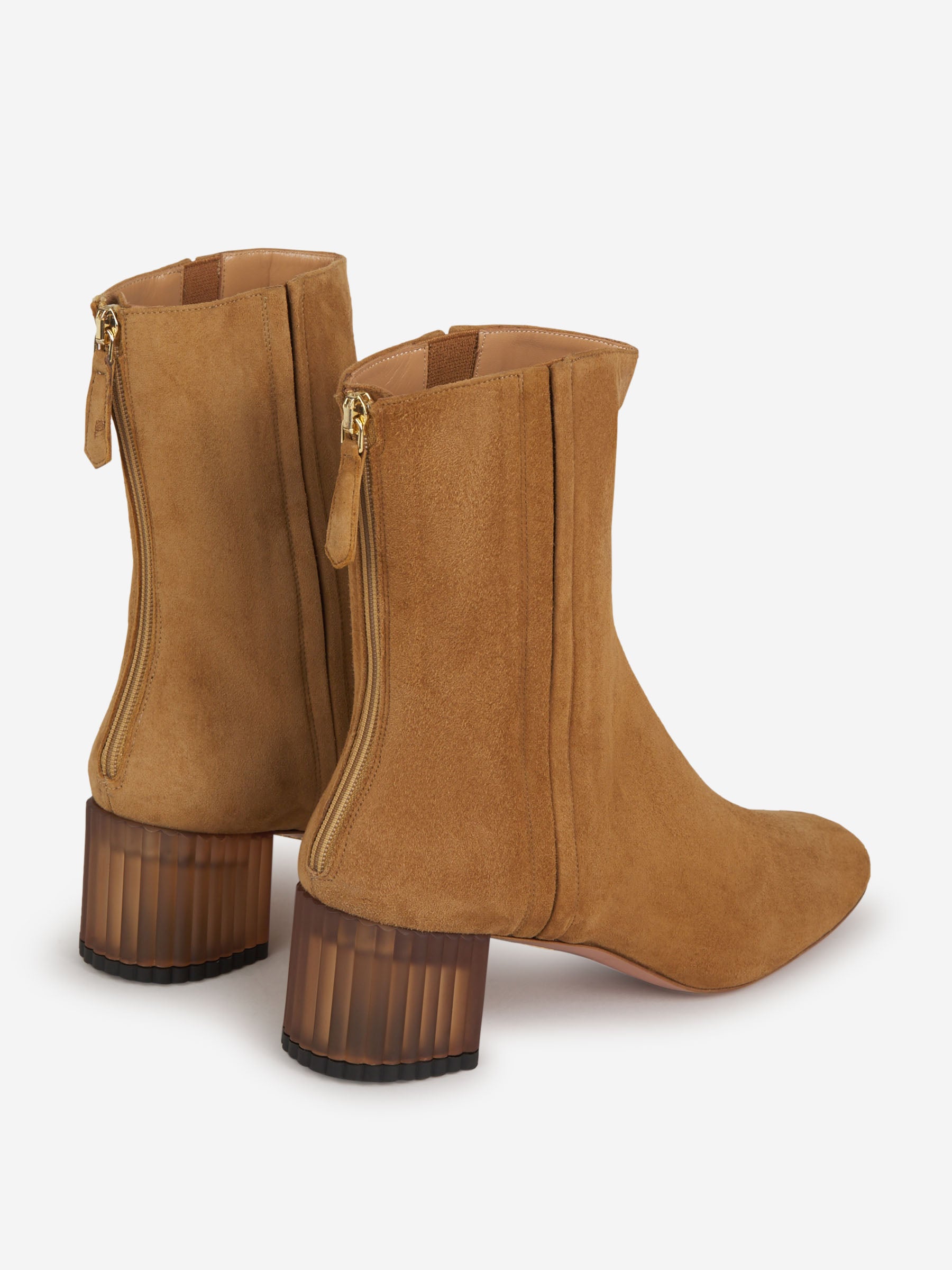 Aquazzura Botines Very Tribeca Ante color Caramelo sku 800-004759 01 - Foto 3