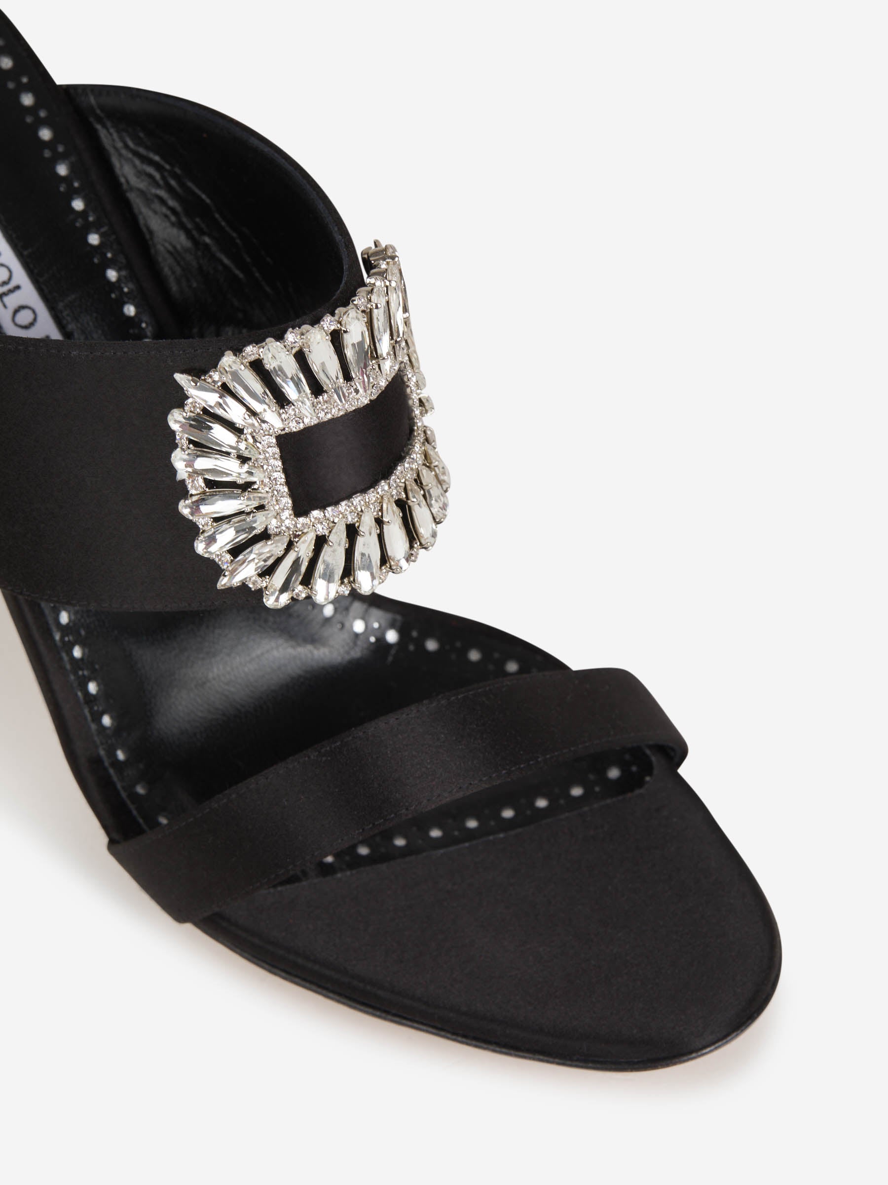Manolo Blahnik Mules Laali color Negro sku 800-004834 01 - Foto 4