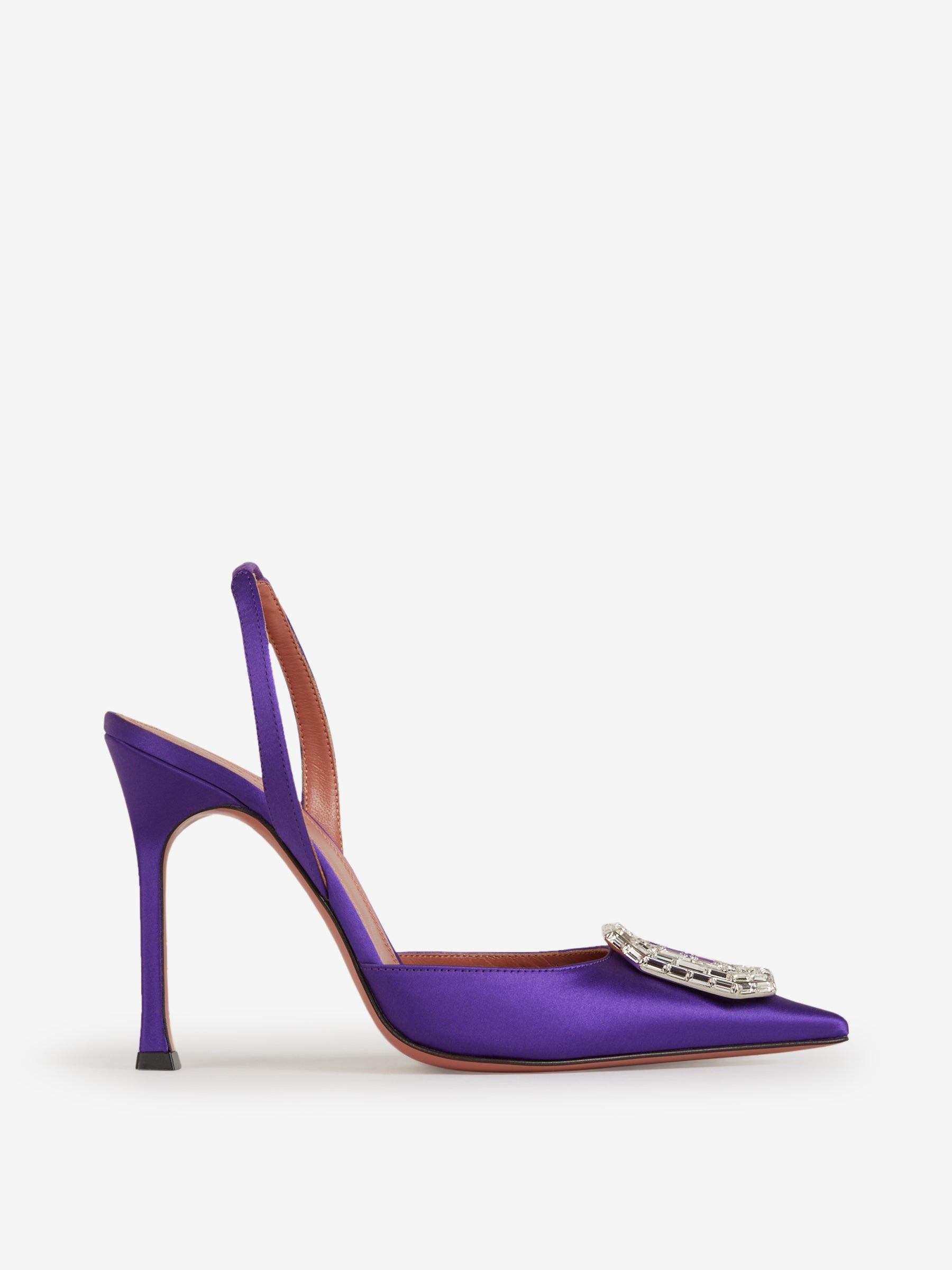 Outlet online Amina Muaddi Mujer Zapatos Camelia Sling color Lila sku 800-004847 01 - Foto 1