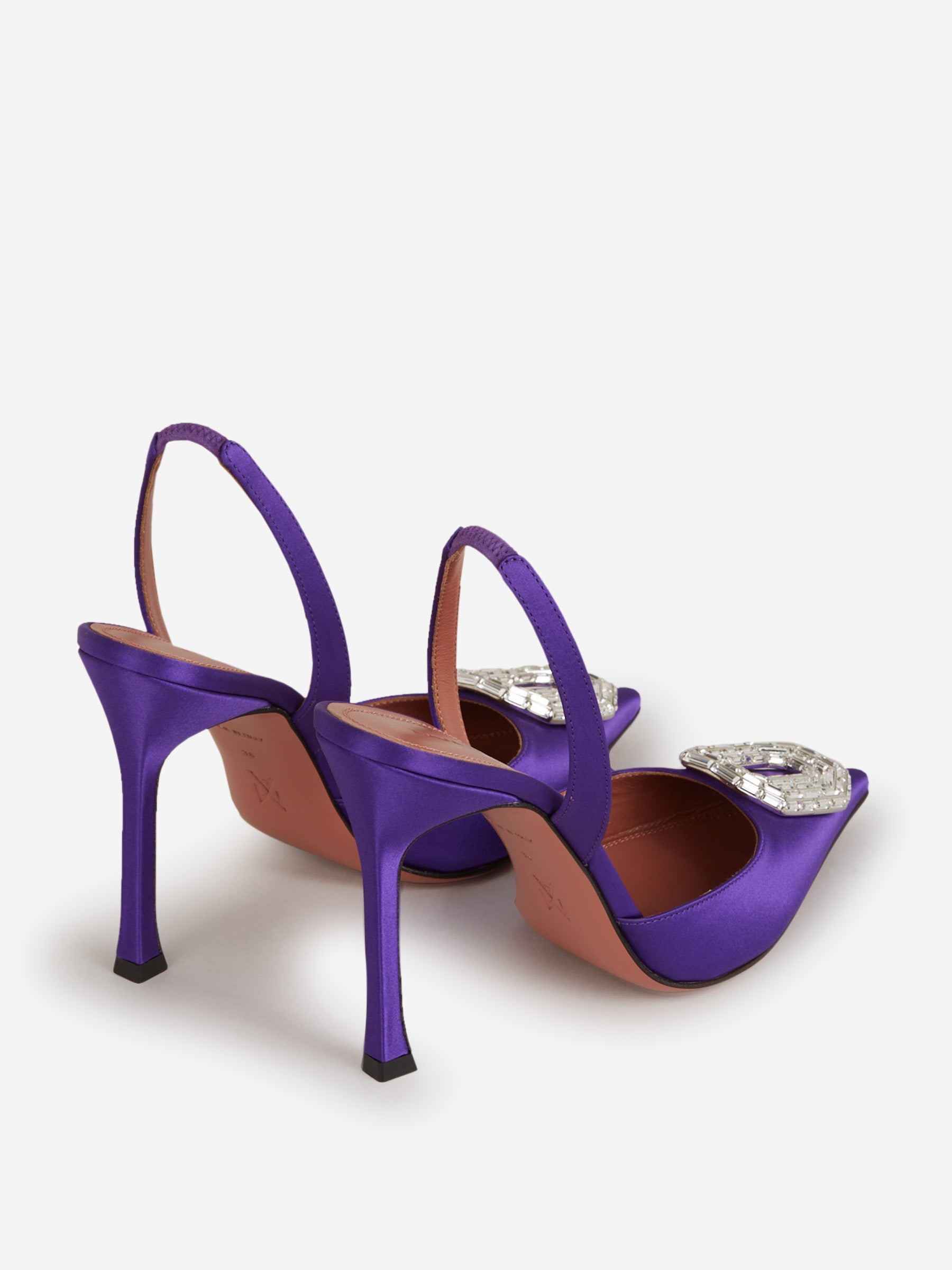 Outlet online Amina Muaddi Mujer Zapatos Camelia Sling color Lila sku 800-004847 01 - Foto 3