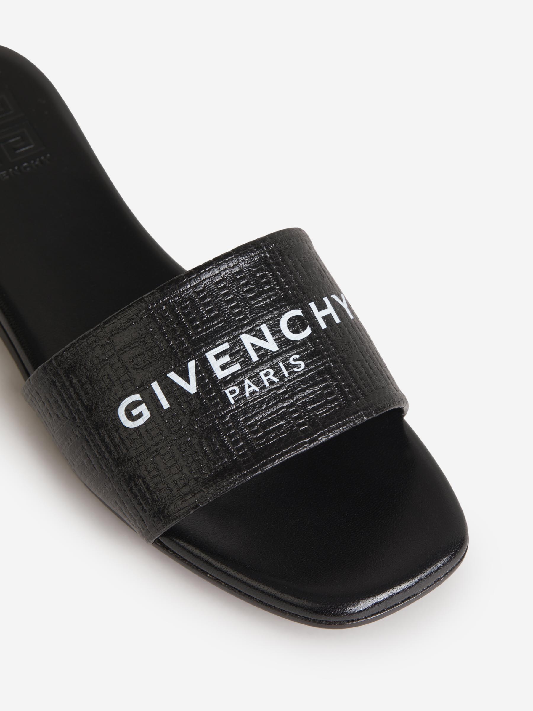 Outlet online Givenchy Mujer Mules Planas Piel color Negro sku 800-004895 01 - Foto 4