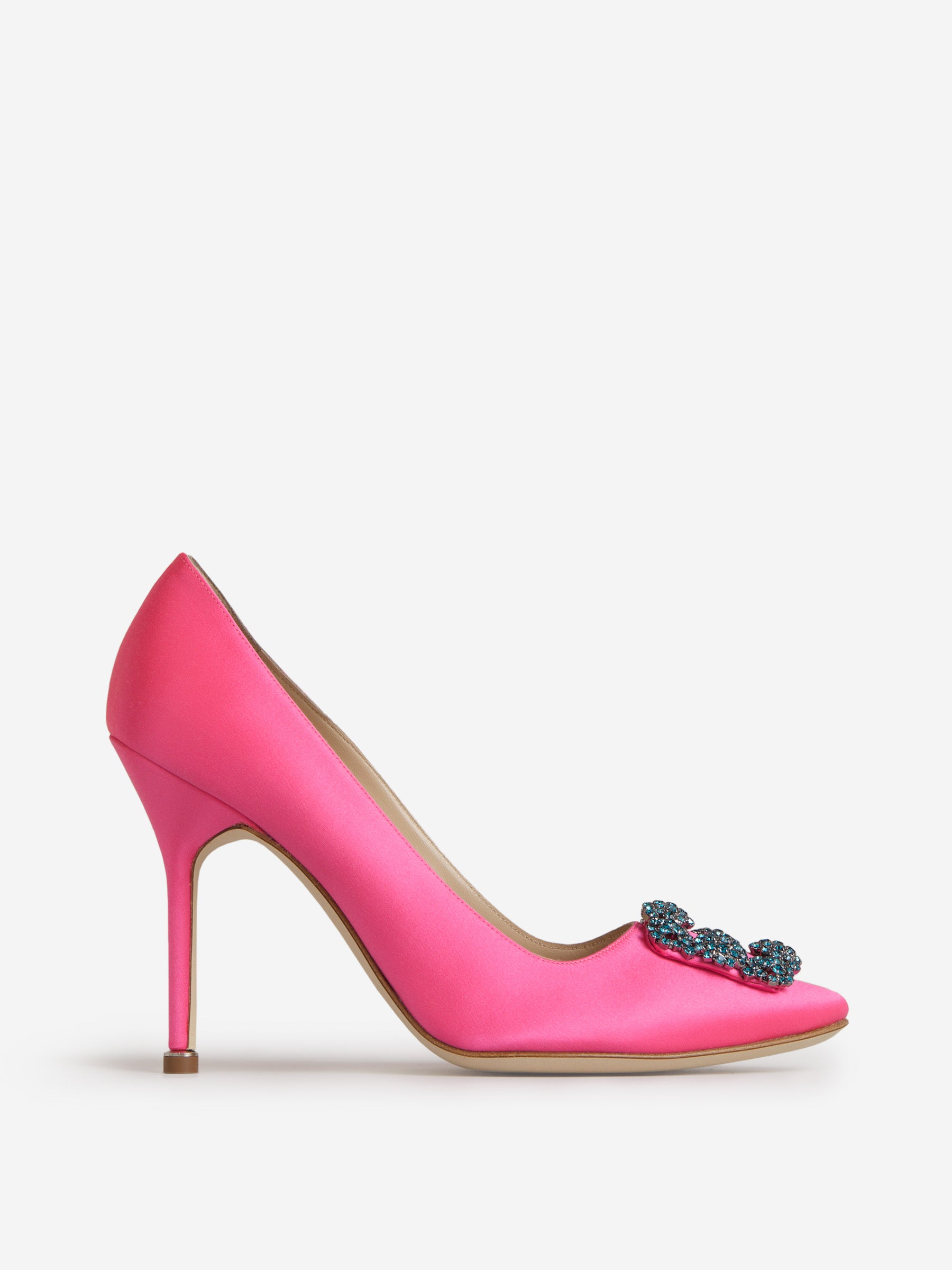 Outlet online Manolo Blahnik Mujer Zapatos Tacón Hangisi color Fucsia sku 800-004930 00 - Foto 1