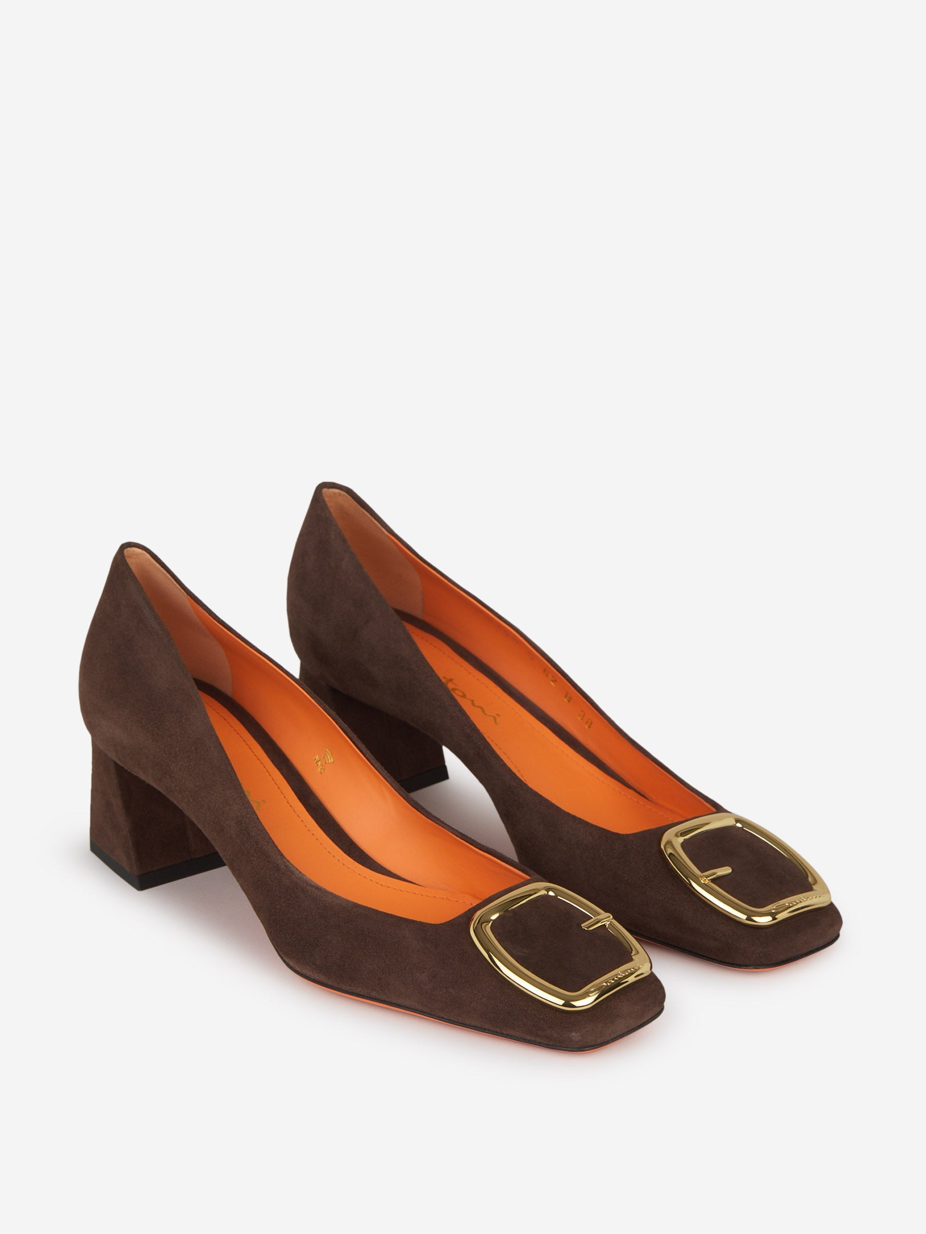 Outlet online Santoni Mujer Sandalias Piel Plataforma color Marron sku 800-005055 01 - Foto 2