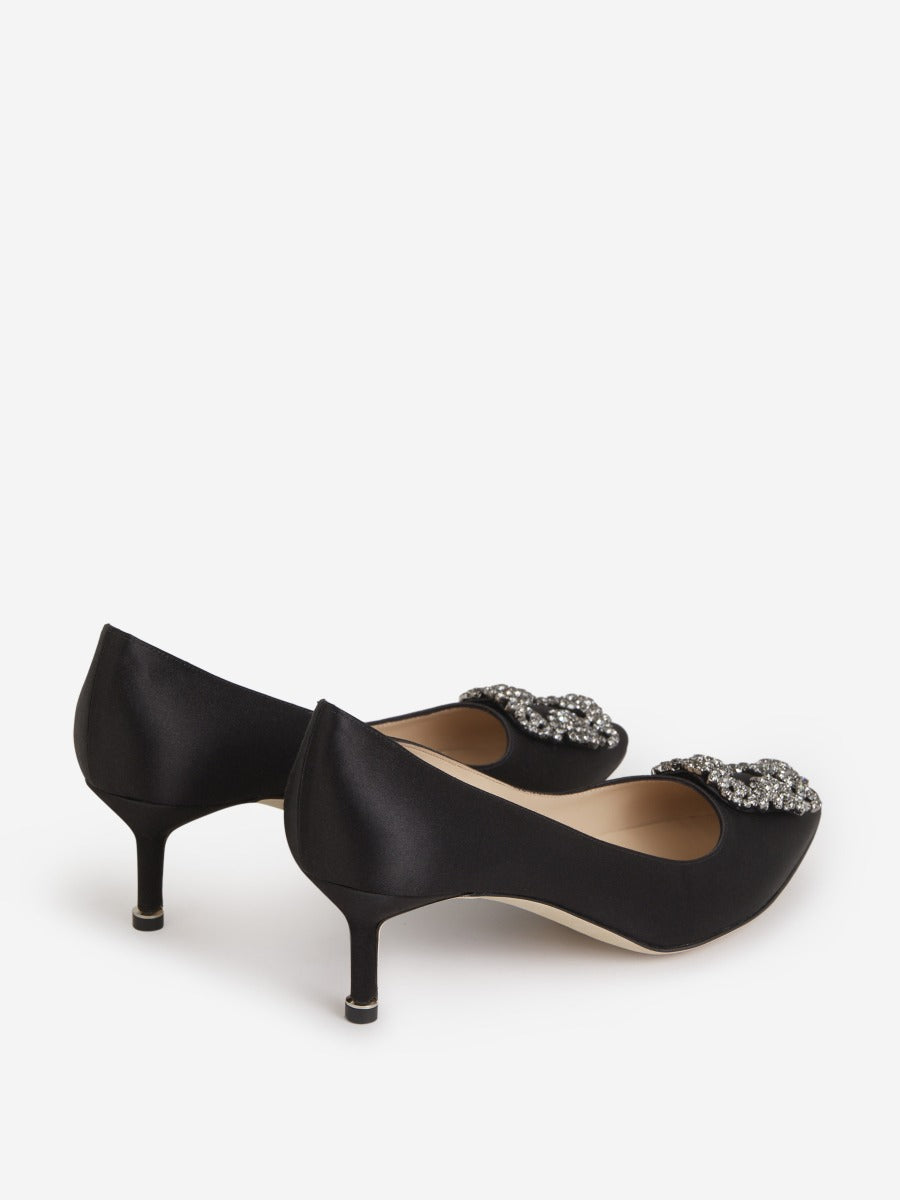 Outlet online Manolo Blahnik Mujer Zapatos Hangisi color Negro sku 800-005110 01 - Foto 3