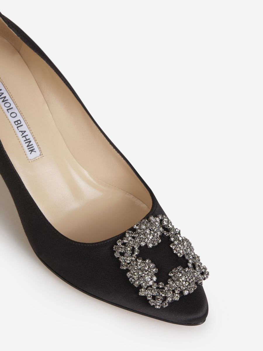 Outlet online Manolo Blahnik Mujer Zapatos Hangisi color Negro sku 800-005110 01 - Foto 4