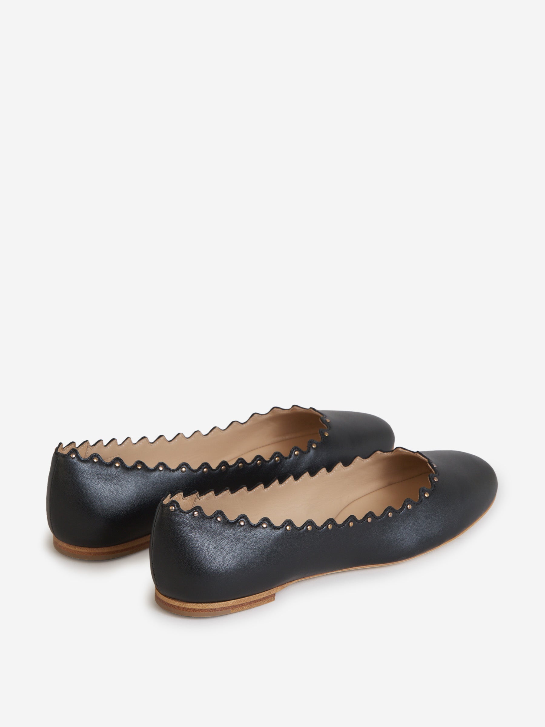 Chloé Bailarinas Lauren Piel color Terracota sku 800-005144 00 - Foto 3