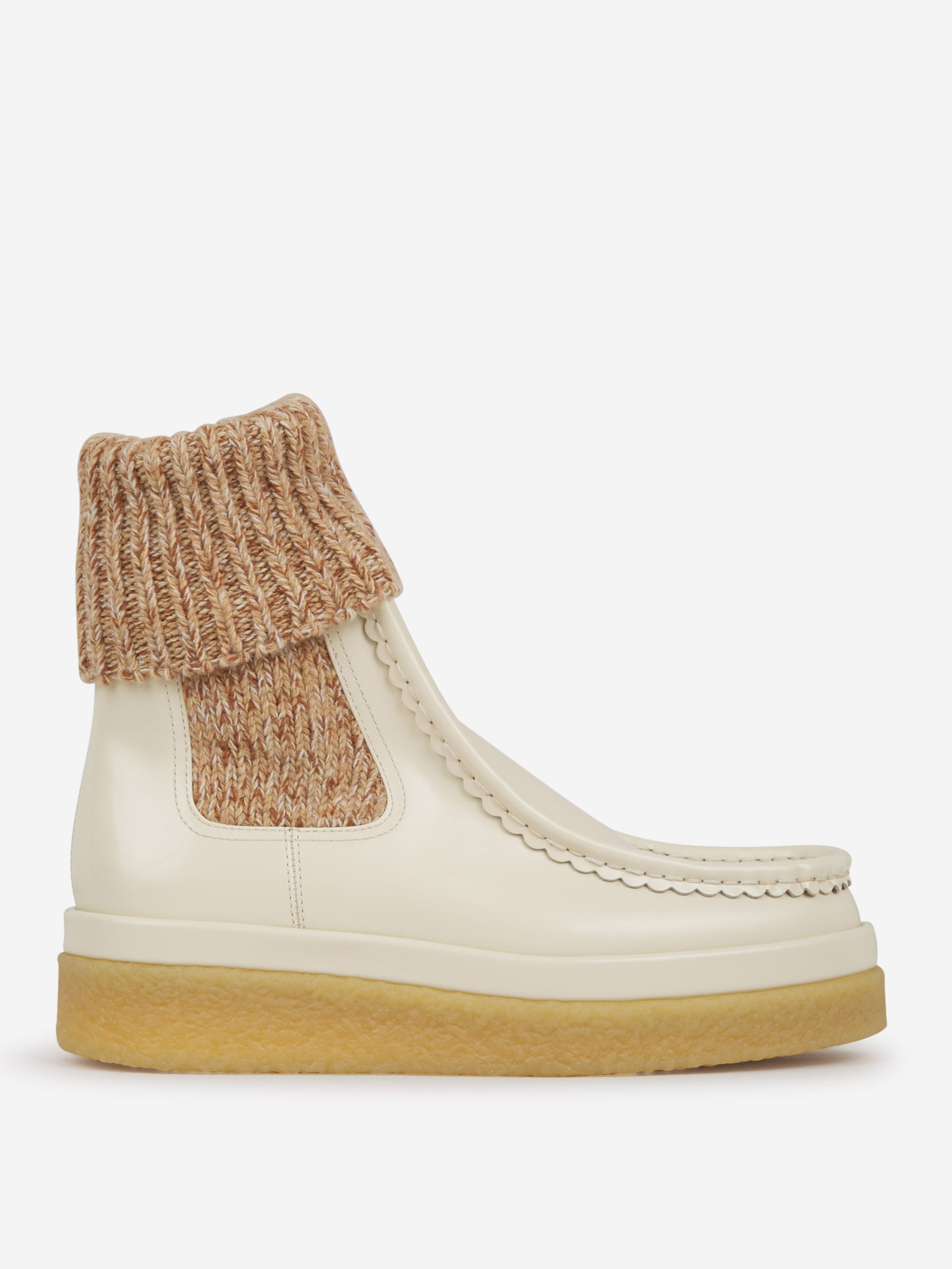 Chloé Botines Calcetín Jamie color Beis sku 805-000619 01 - Foto 1