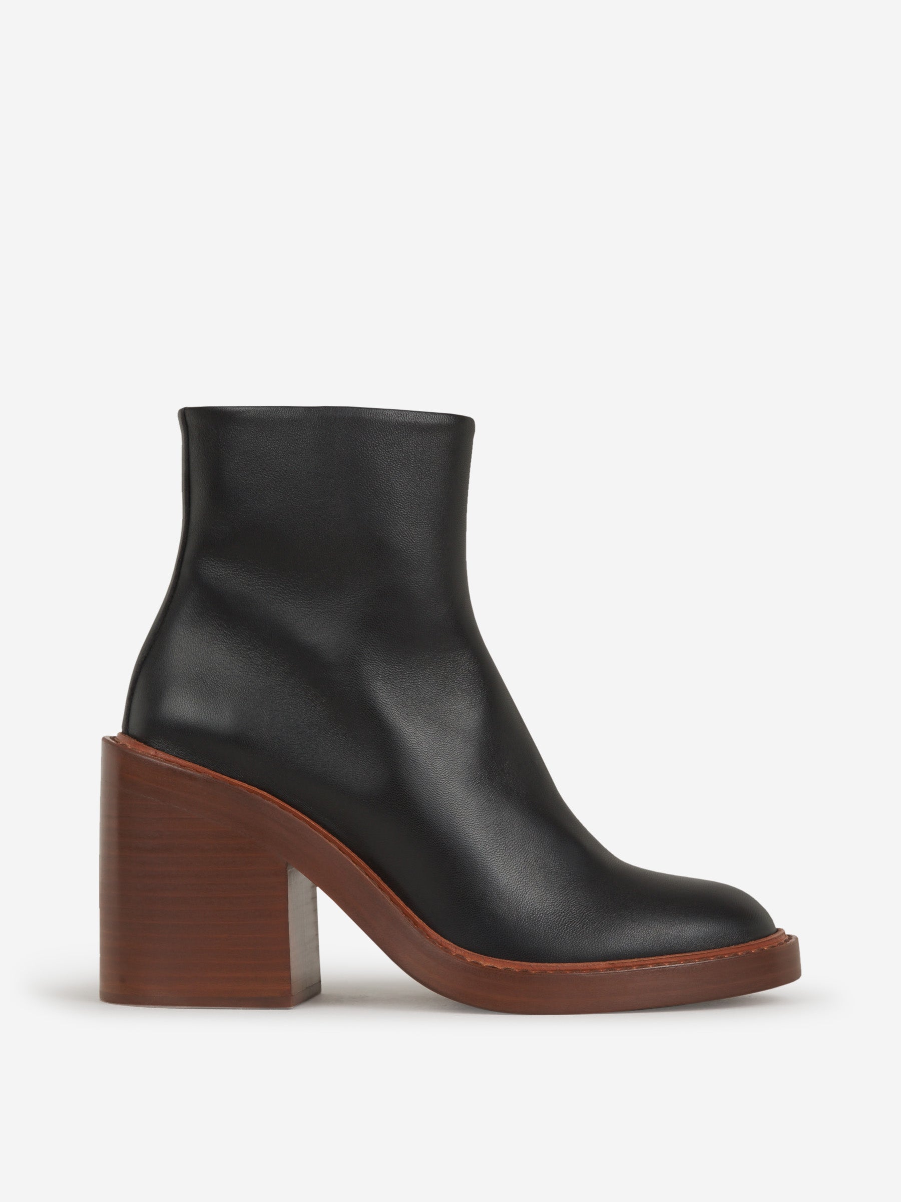 Chloé Botines May Nappa color Negro sku 805-000620 02 - Foto 1