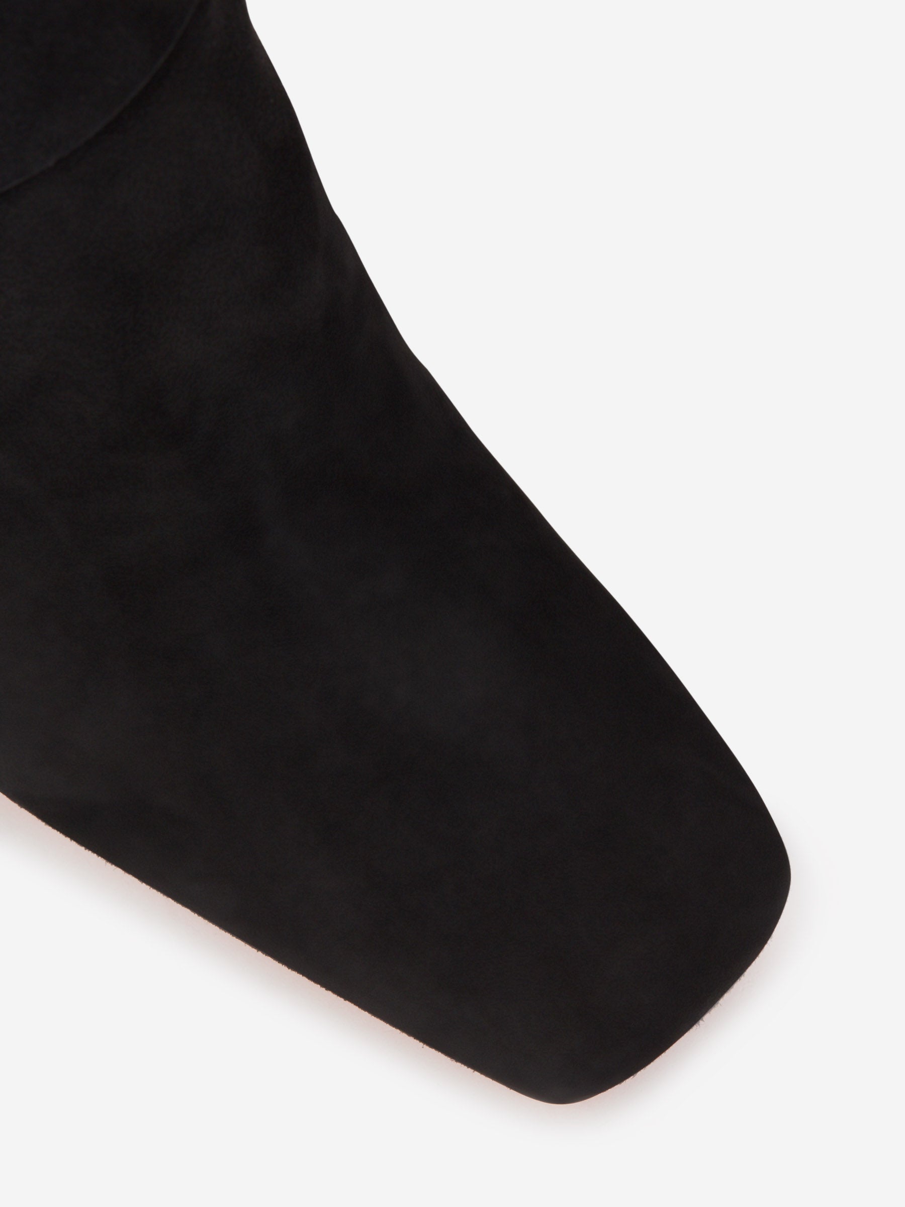 Santoni Botines Hebilla Ante color Negro sku 805-000622 01 - Foto 4