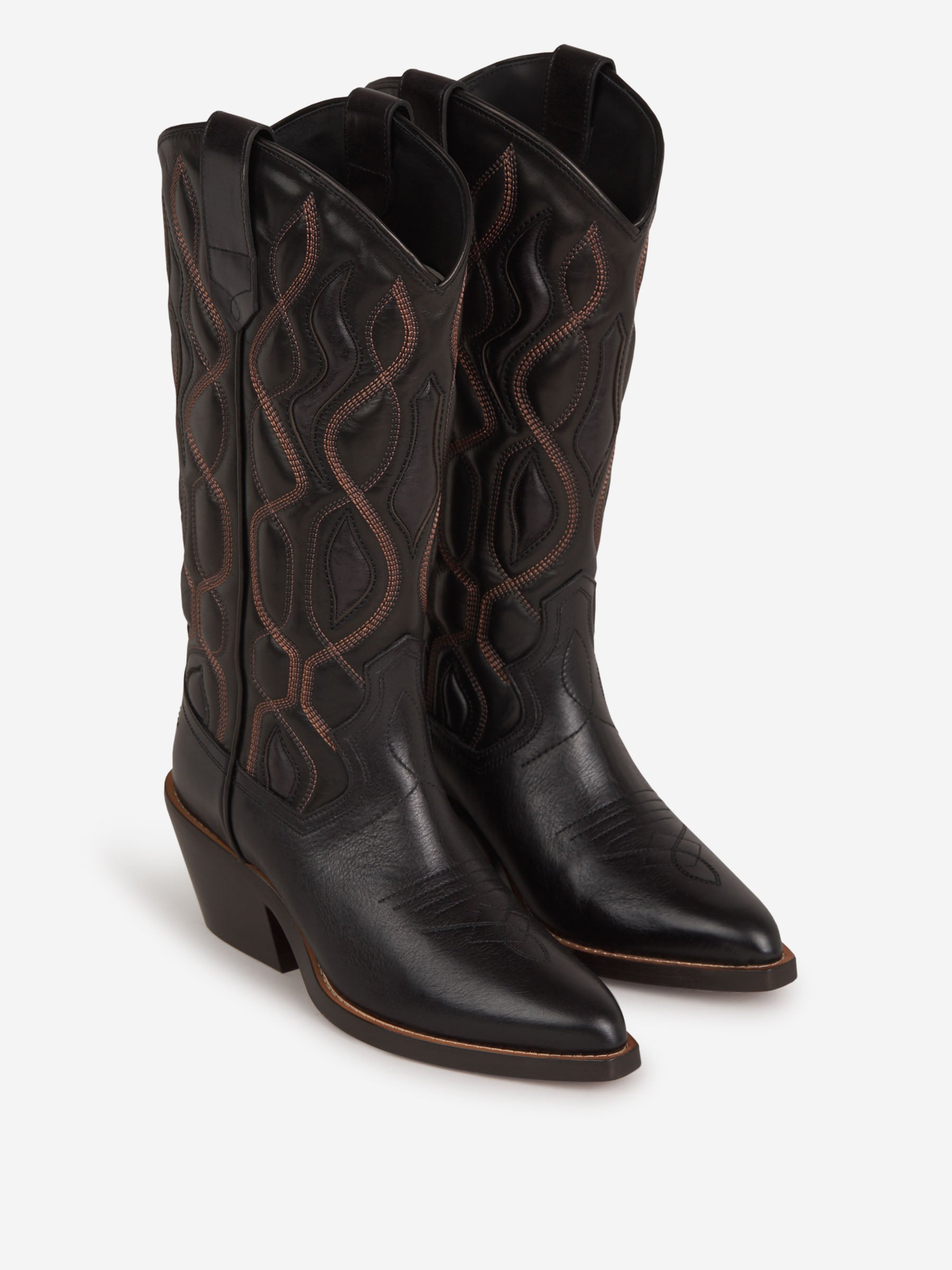 Dorothee Schumacher Botas Western Edginess color Negro sku 805-000626 01 - Foto 2