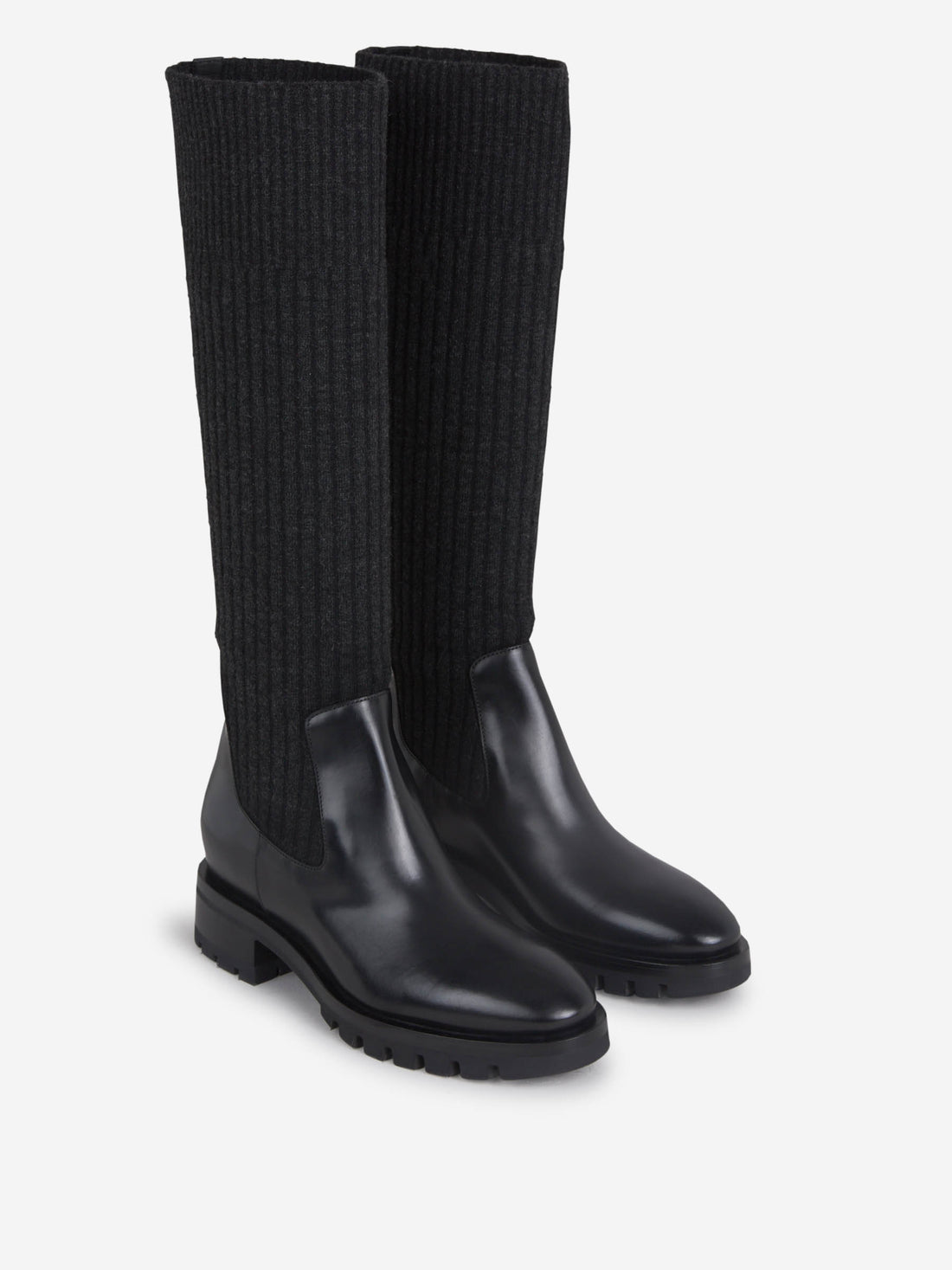 Santoni Botas Altas Calcetín color Negro sku 805-000635 01 - Foto 2