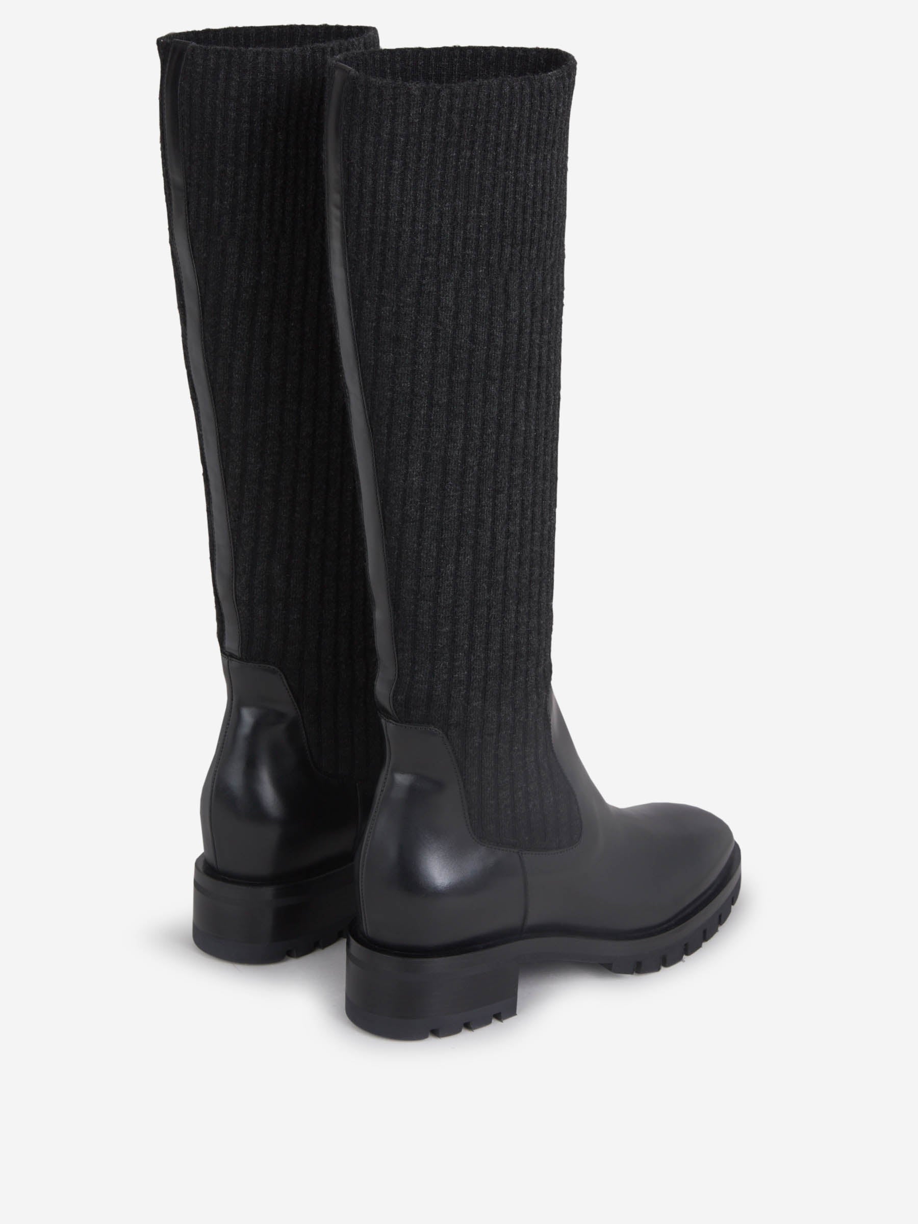 Santoni Botas Altas Calcetín color Negro sku 805-000635 01 - Foto 3