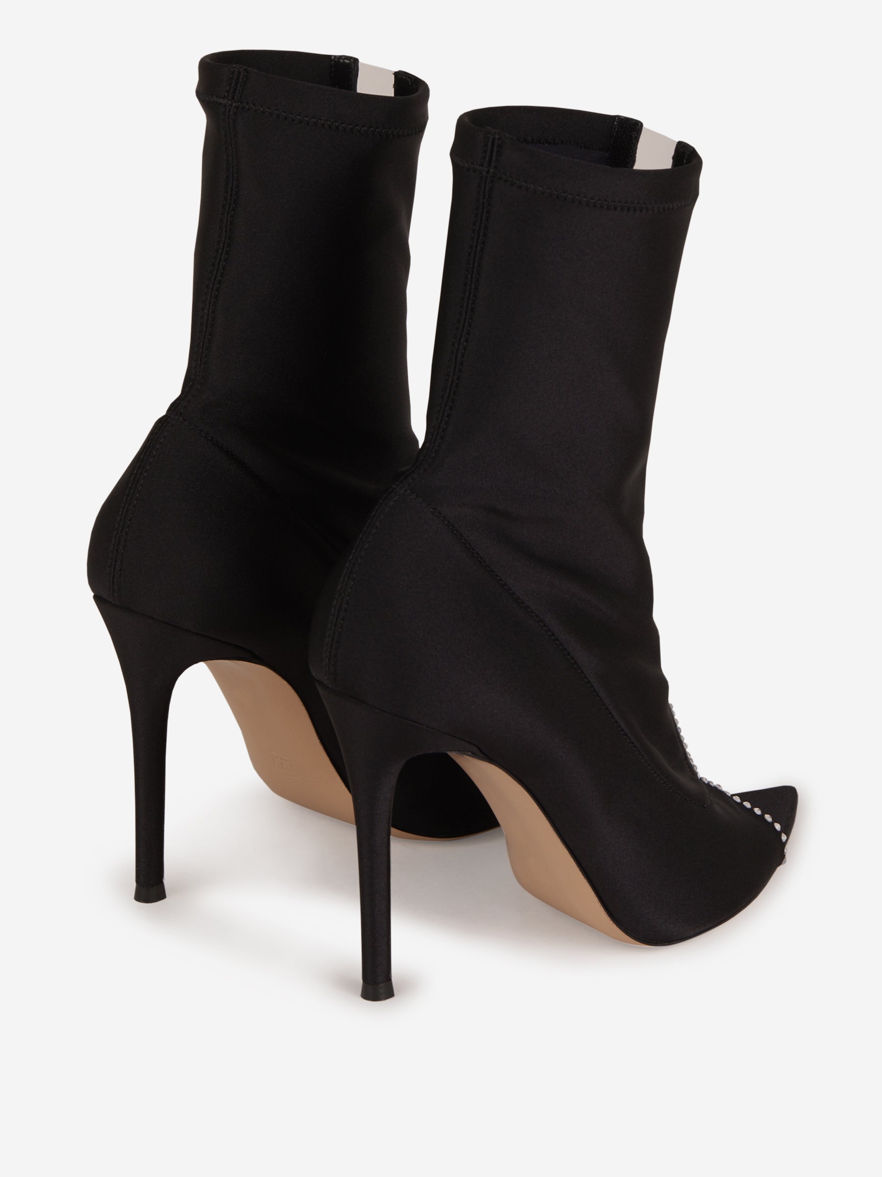 Gianvito Rossi Botas Aplique Cristales color Negro sku 805-000639 01 - Foto 3