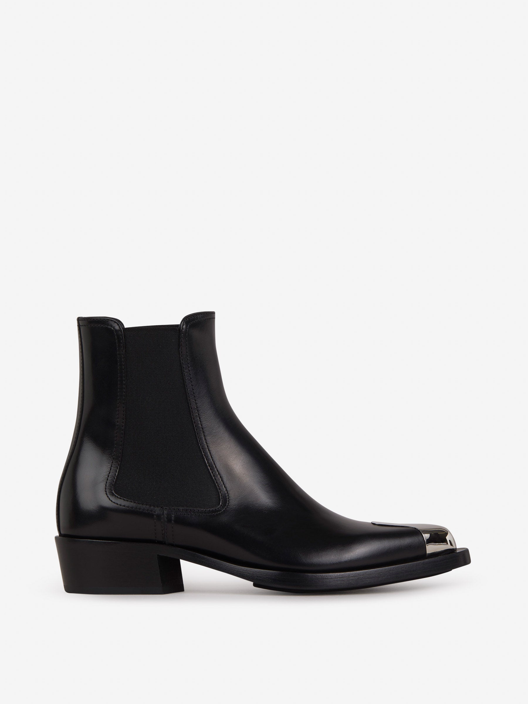 Alexander McQueen Botas Punk Piel color Negro sku 805-000648 01 - Foto 1