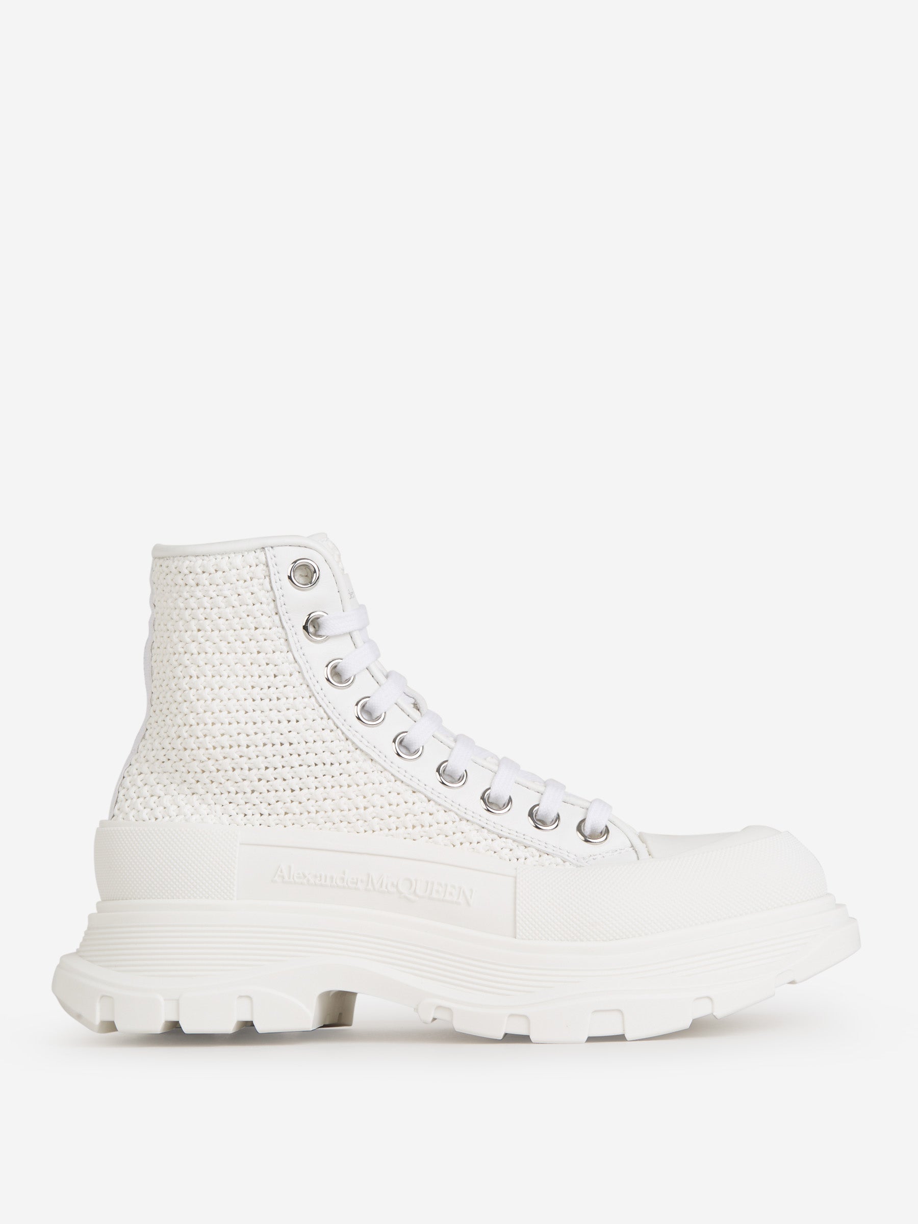 Outlet online Alexander McQueen Mujer Sneakers Tread Slick color Blanco sku 805-000699 01 - Foto 1