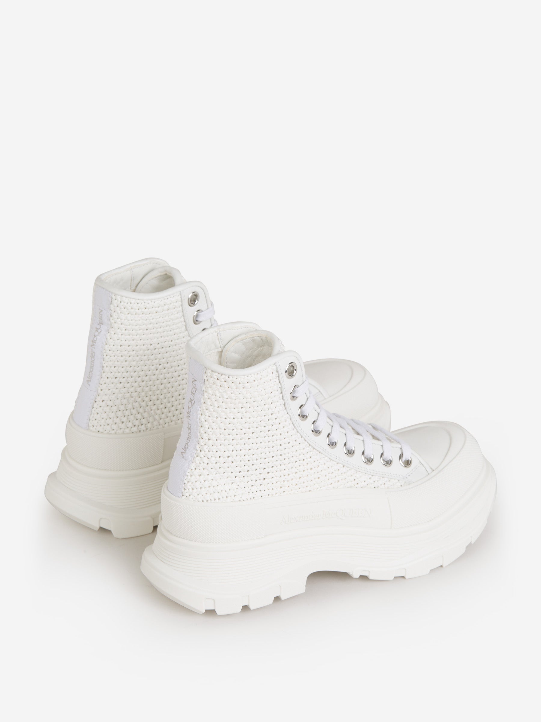 Outlet online Alexander McQueen Mujer Sneakers Tread Slick color Blanco sku 805-000699 01 - Foto 3