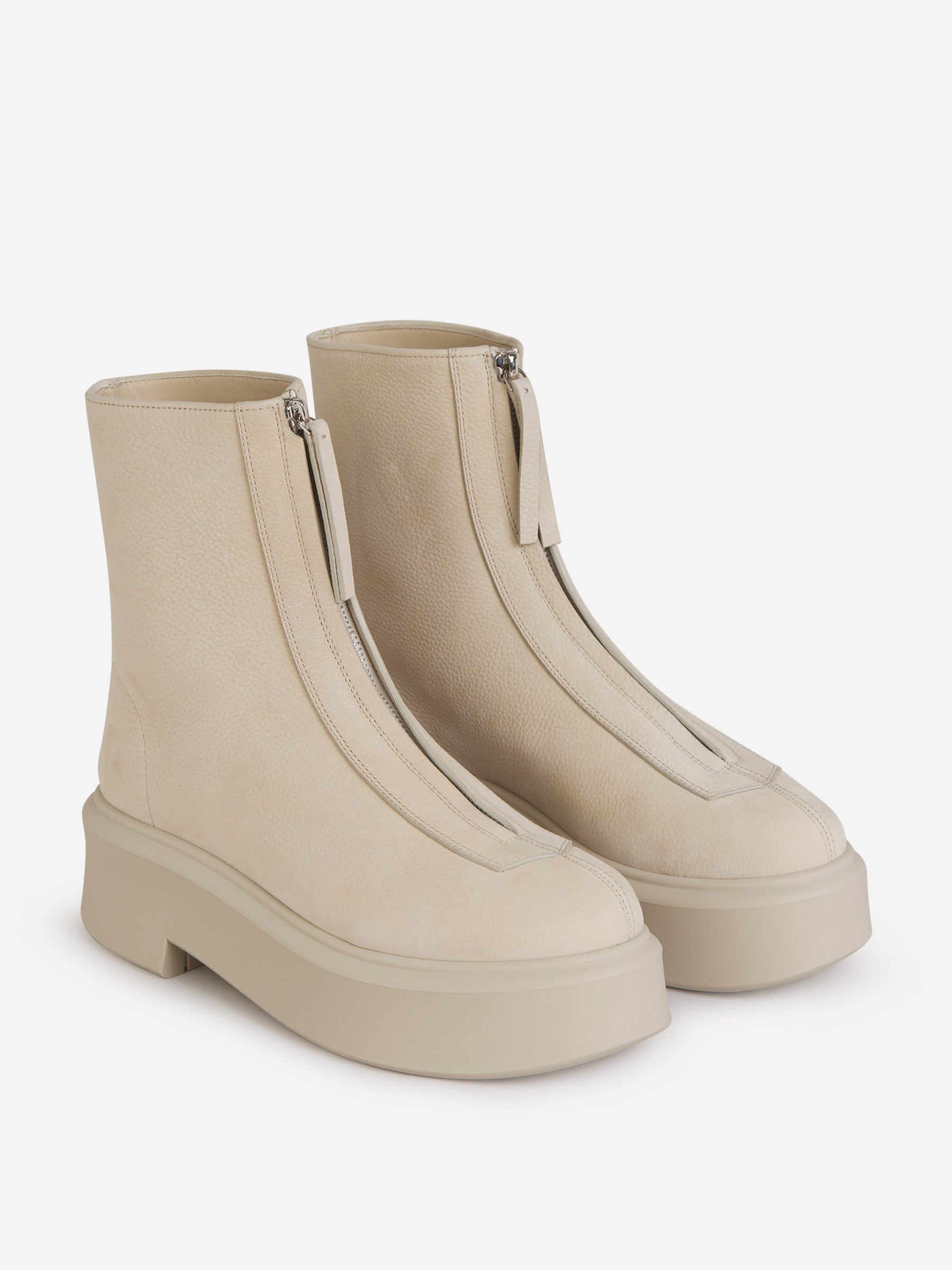 The Row Botas Piel Cremallera color Beis sku 805-000702 01 - Foto 2