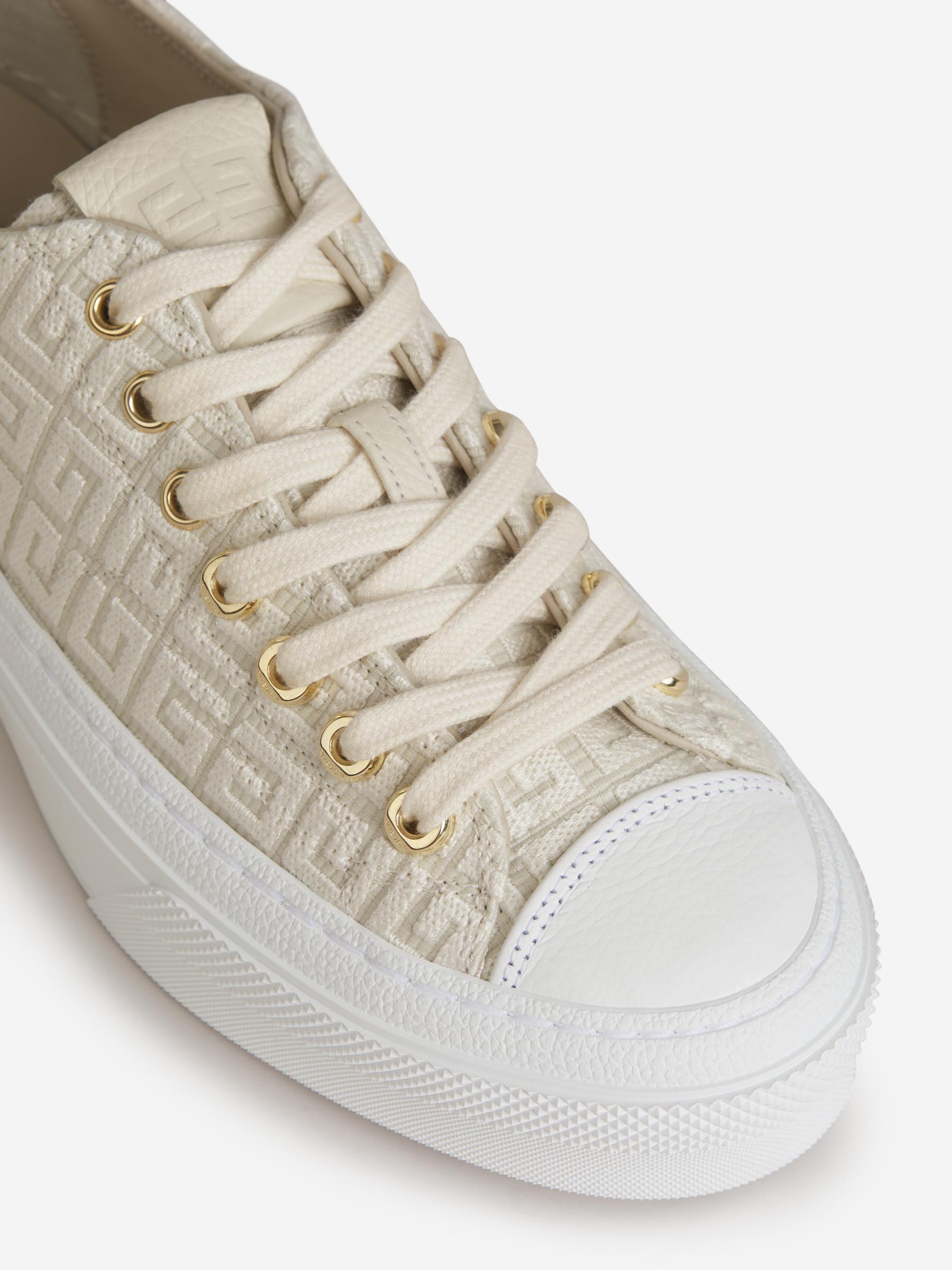 Outlet online Givenchy Mujer Sneakers City Monograma color Beis sku 806-000216 01 - Foto 4