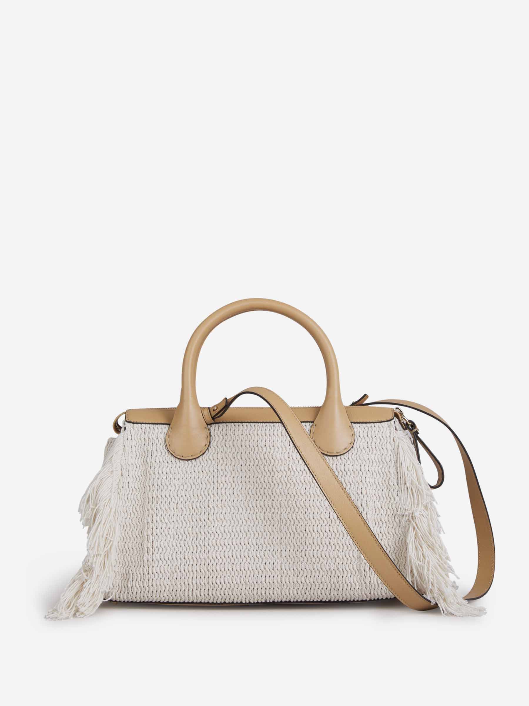 Chloé Bolso Edith Oversized color Blanco sku 810-006028 01 - Foto 3