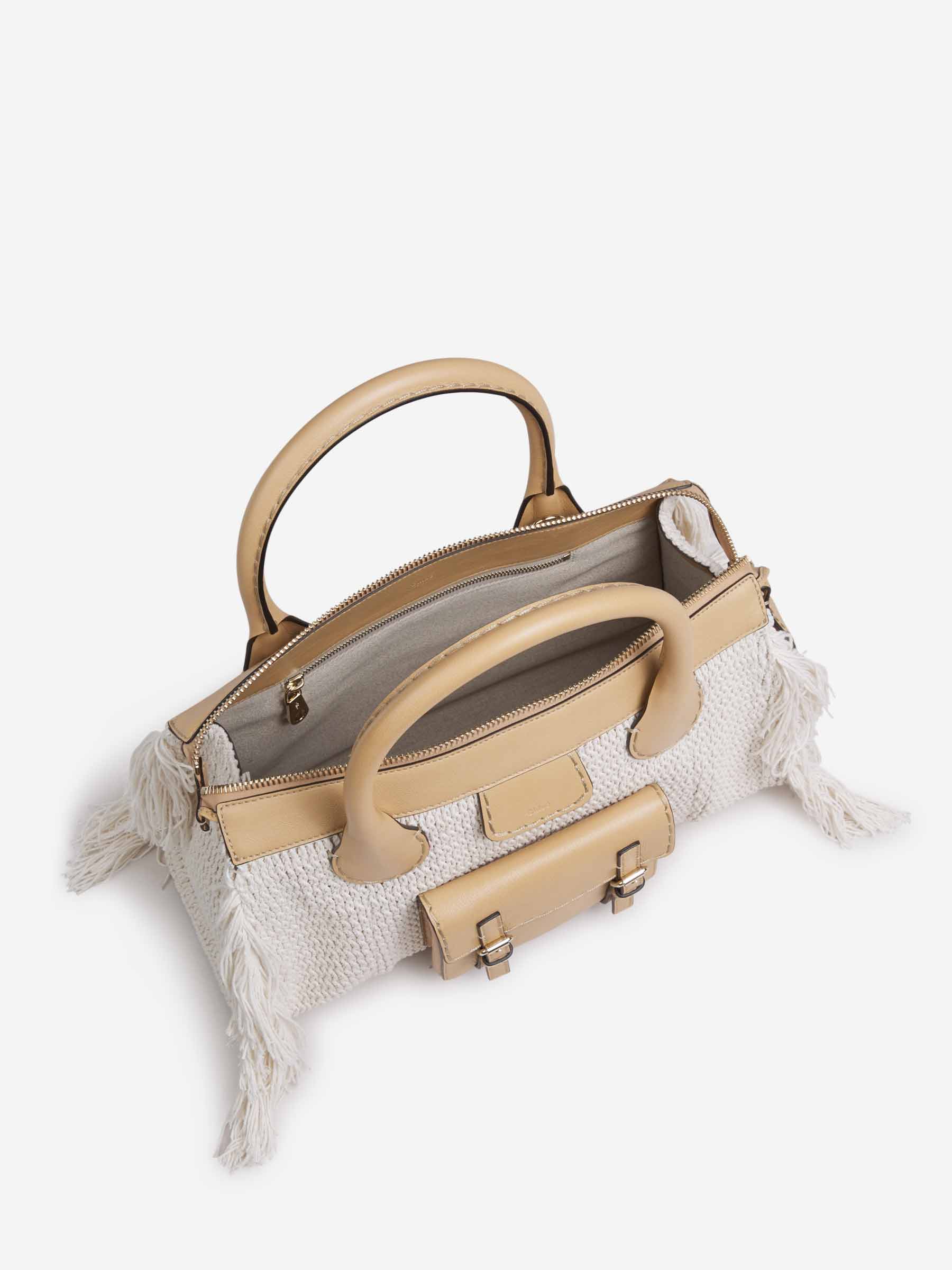 Chloé Bolso Edith Oversized color Blanco sku 810-006028 01 - Foto 4