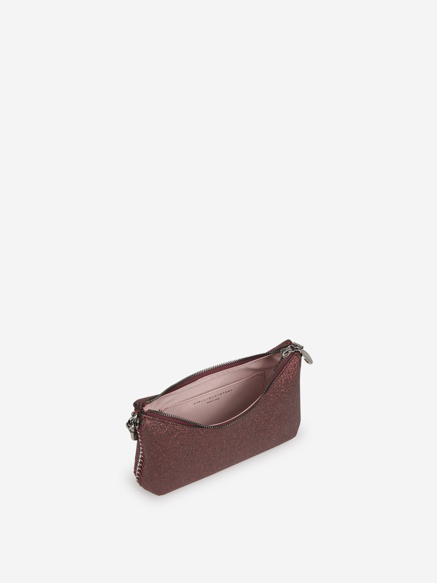 Stella McCartney Bolso Falabella Glitter Mini color Burdeos sku 810-006344 01 - Foto 9