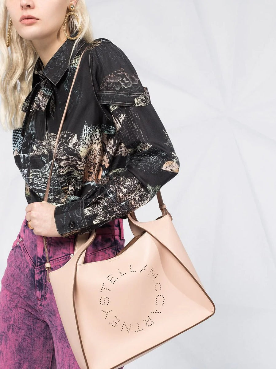 Stella McCartney Bolso Stella Logo color Rosa Envejecido sku 810-006346 01 - Foto 14