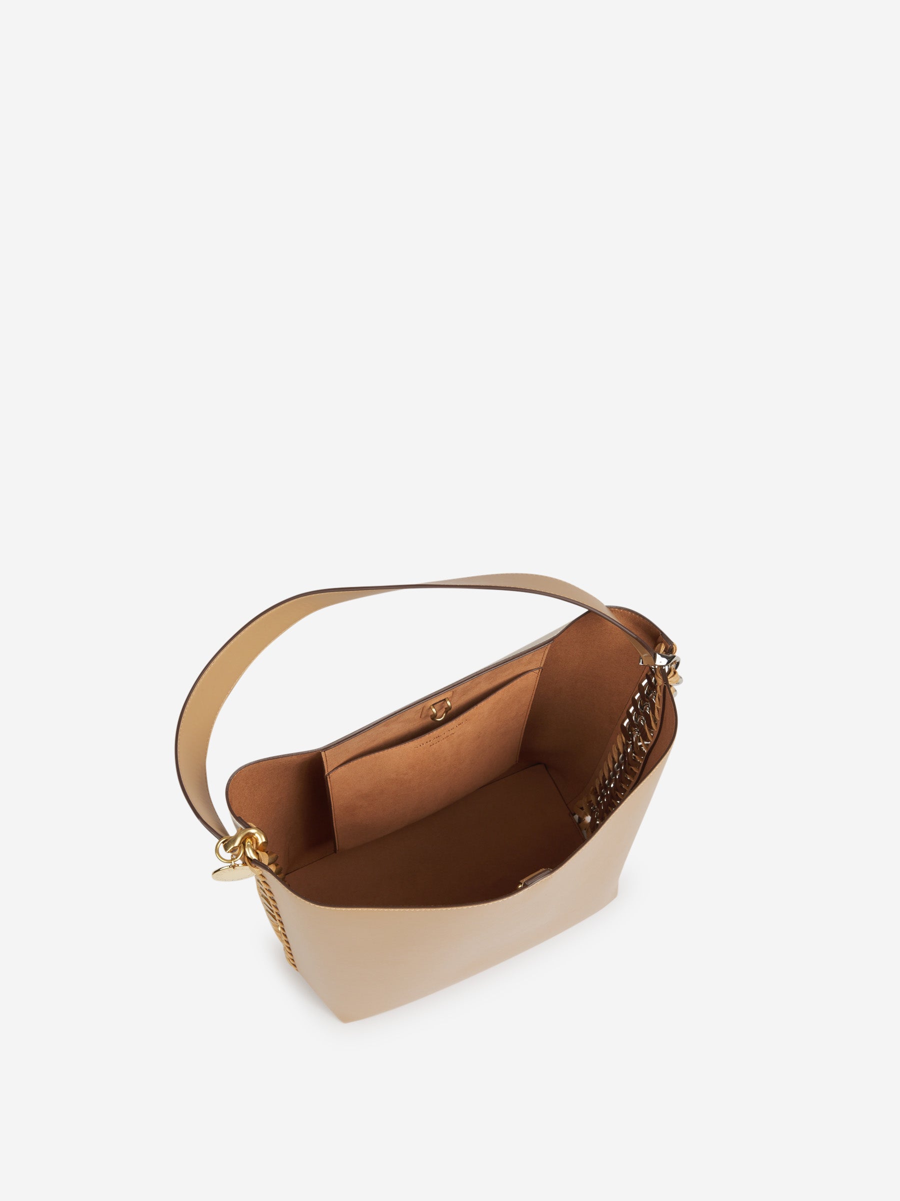 Stella McCartney Bolso Tote Frayme color Beis sku 810-006347 00 - Foto 4