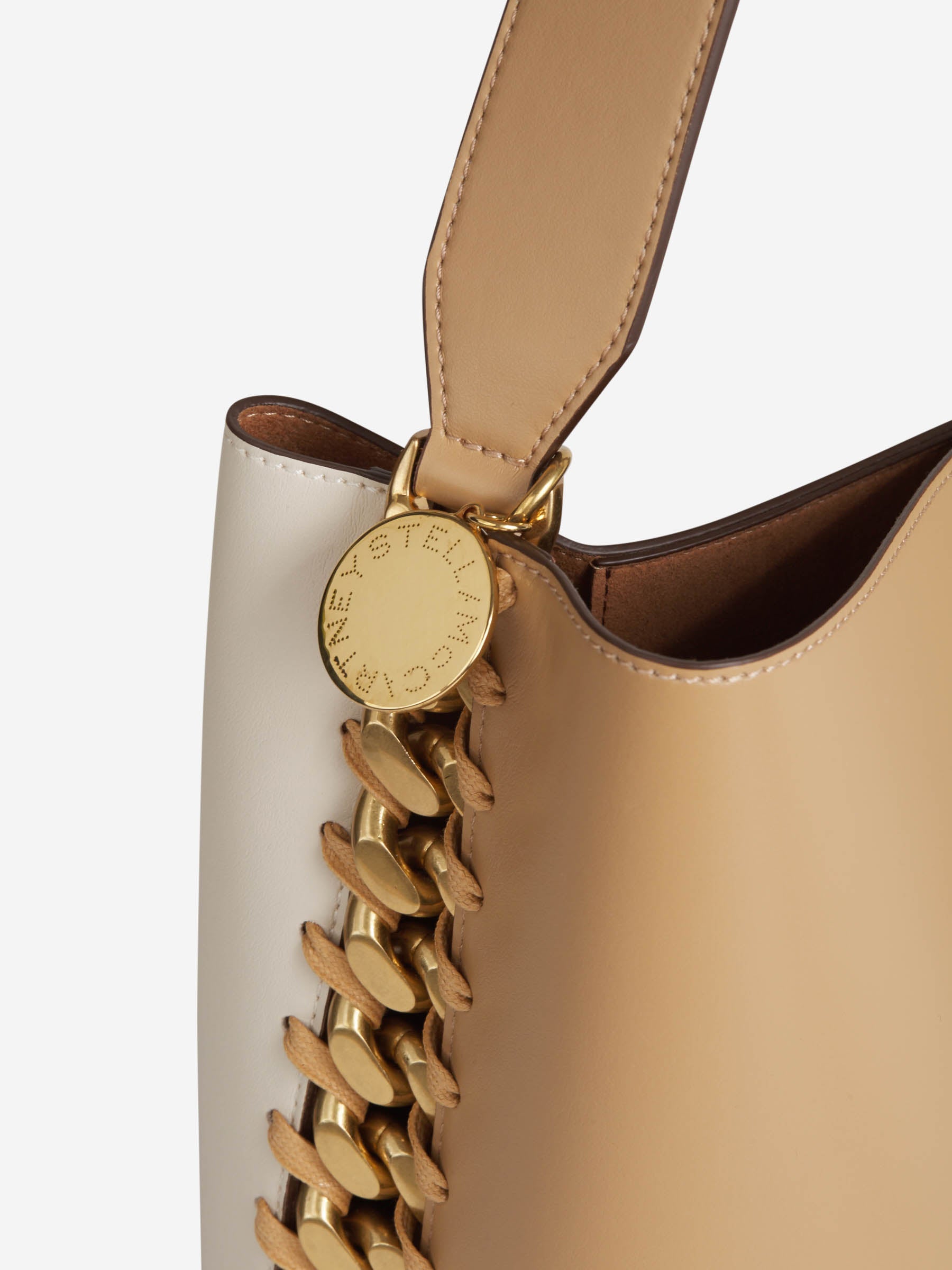 Stella McCartney Bolso Tote Frayme color Beis sku 810-006347 00 - Foto 5