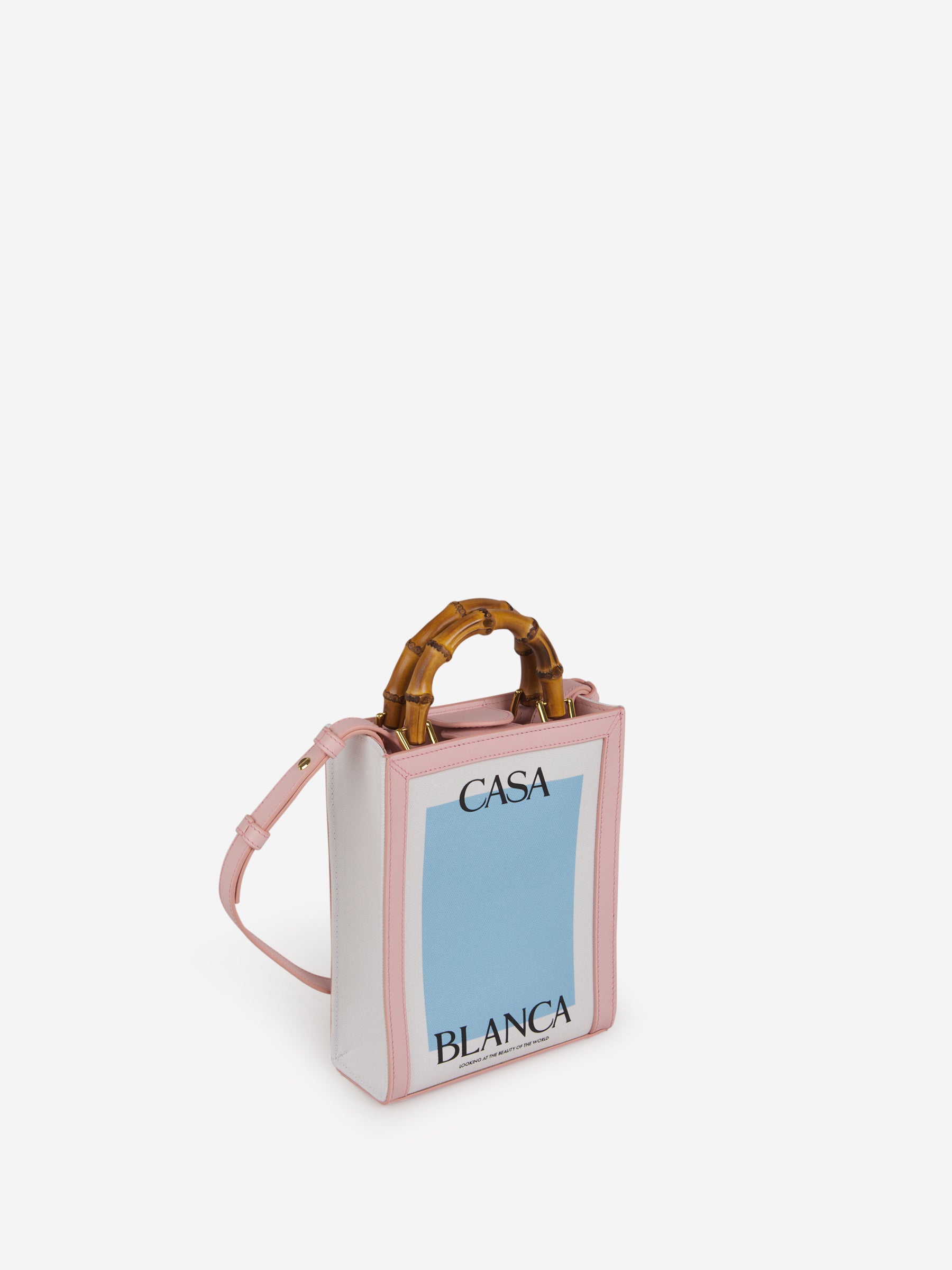 Casablanca Bolso Tote Logo color Rosa Claro sku 810-006470 02 - Foto 7