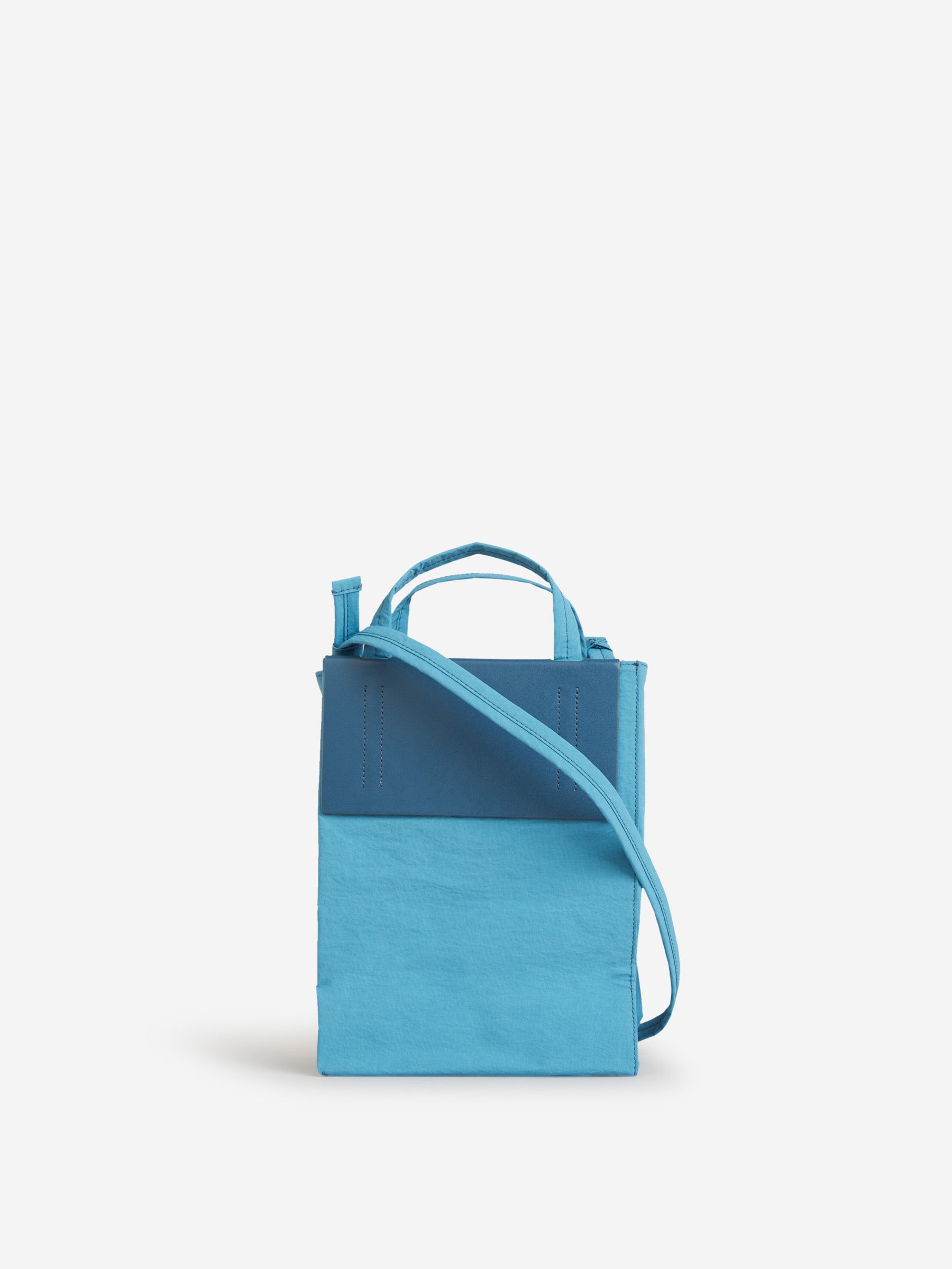 Acne Studios Bolso Shopper Rectangular Mini color Azul Cielo sku 810-006589 01 - Foto 3
