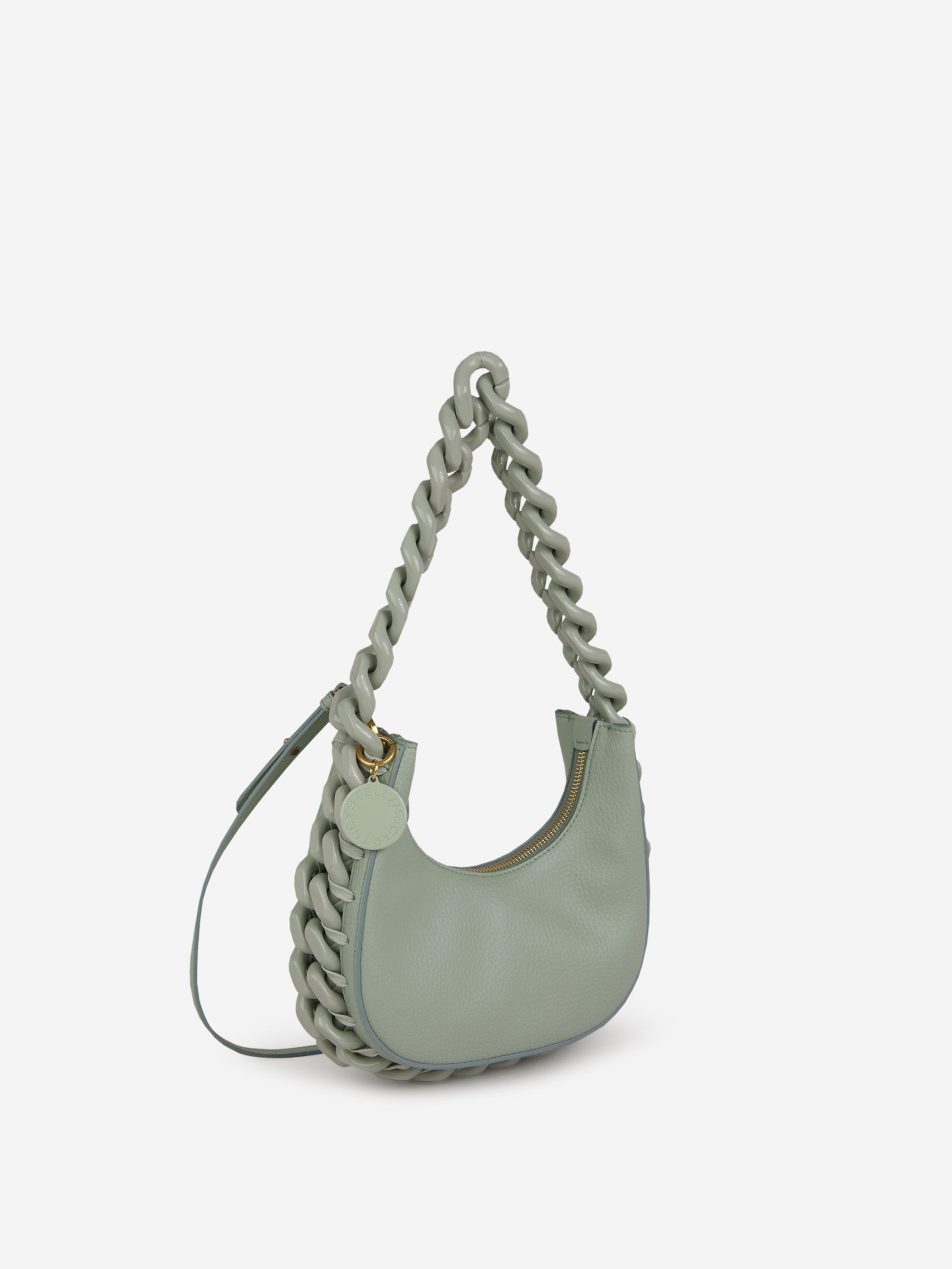 Stella McCartney Bolso Frayme Mini color Verde Menta sku 810-006615 01 - Foto 2