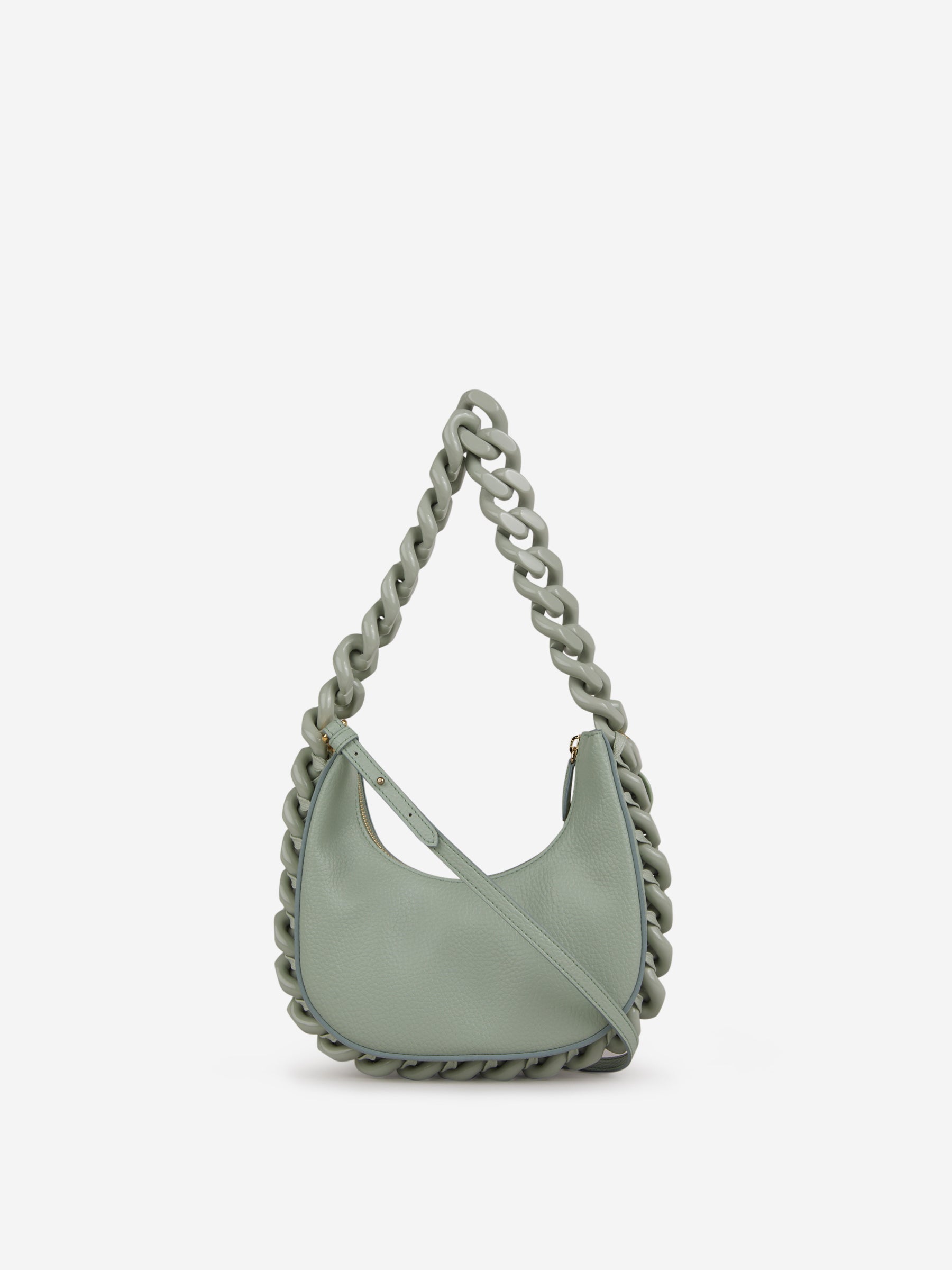 Stella McCartney Bolso Frayme Mini color Verde Menta sku 810-006615 01 - Foto 3